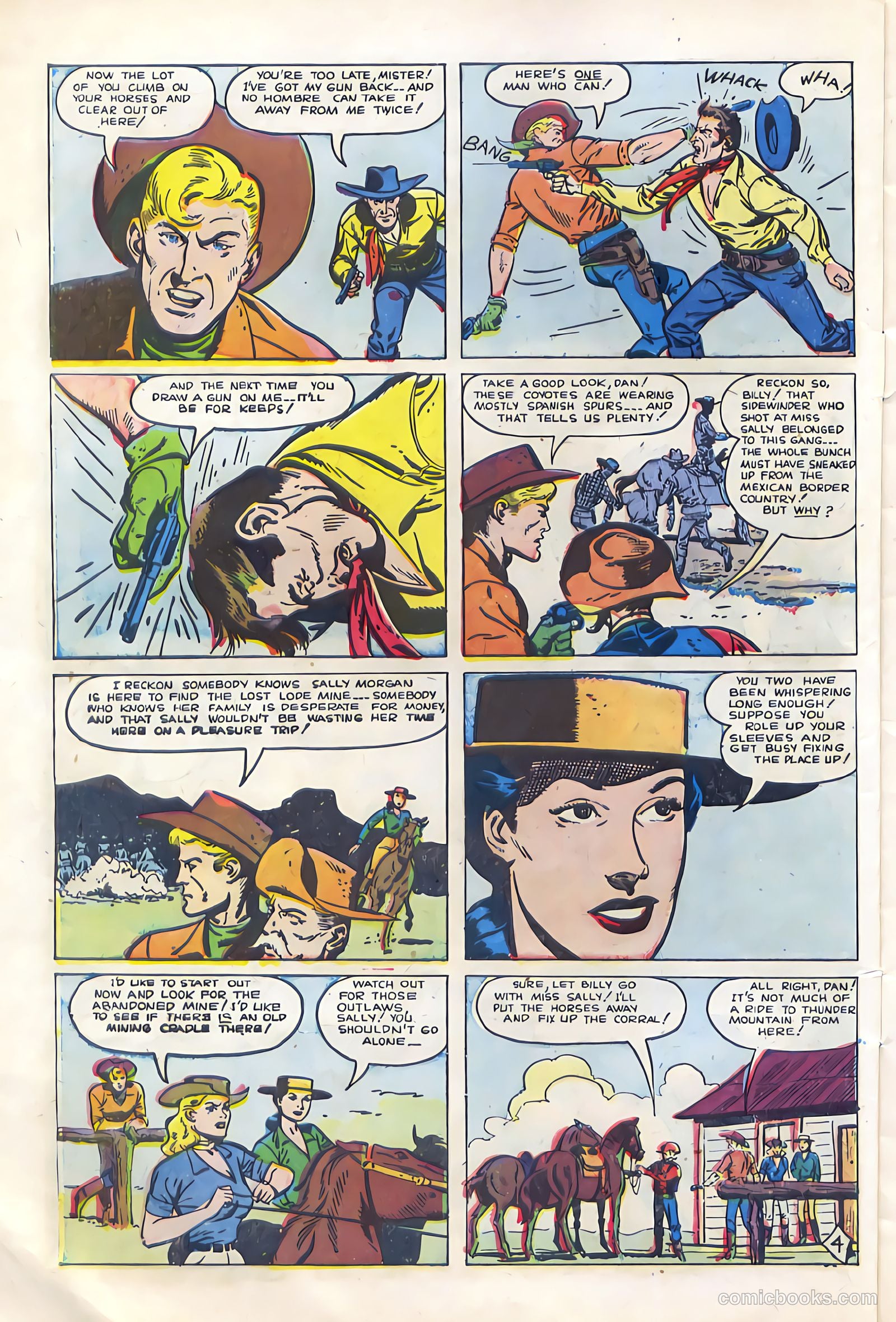 Billy West #7 (1950) — page 6 of 36