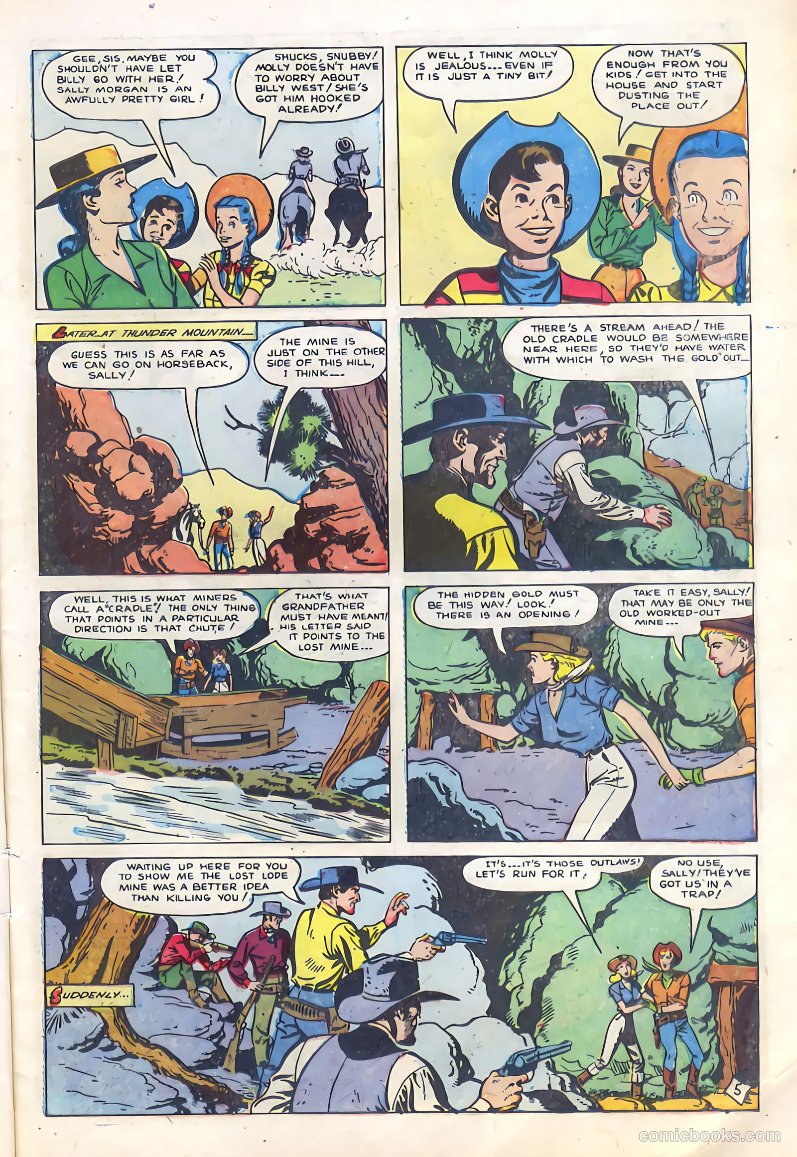 Billy West #7 (1950) — page 7 of 36