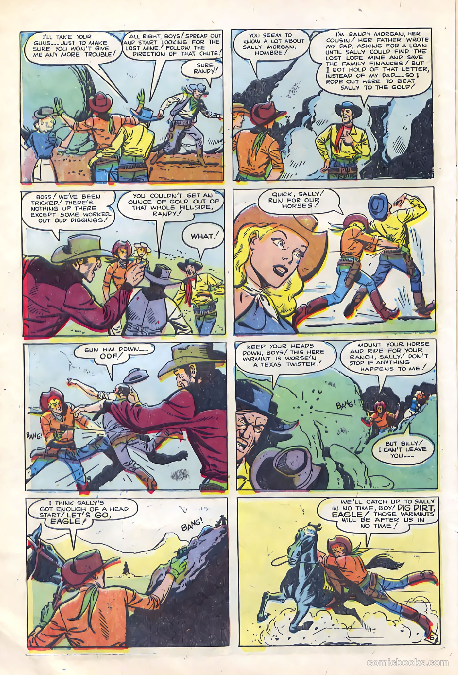 Billy West #7 (1950) — page 8 of 36