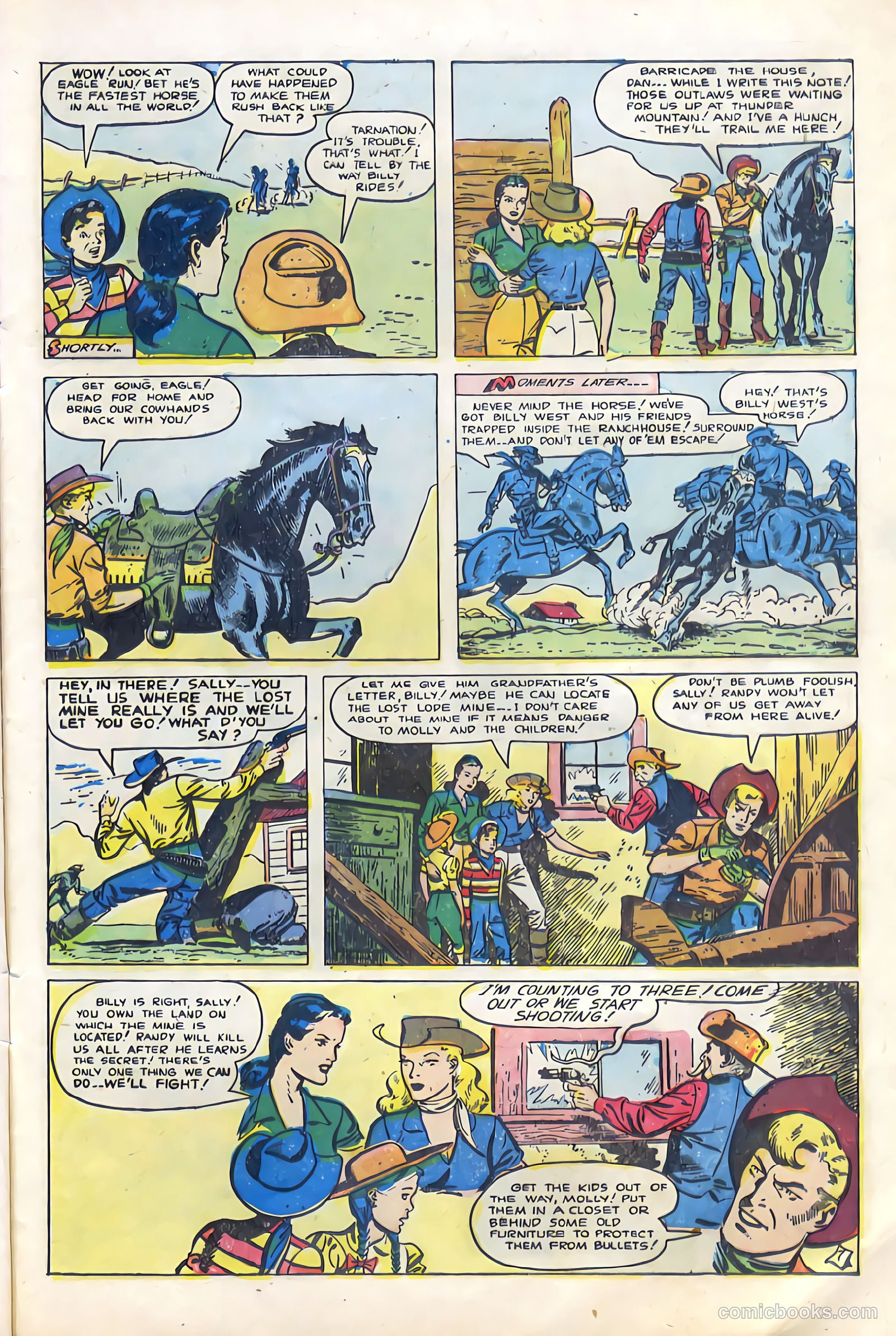 Billy West #7 (1950) — page 9 of 36
