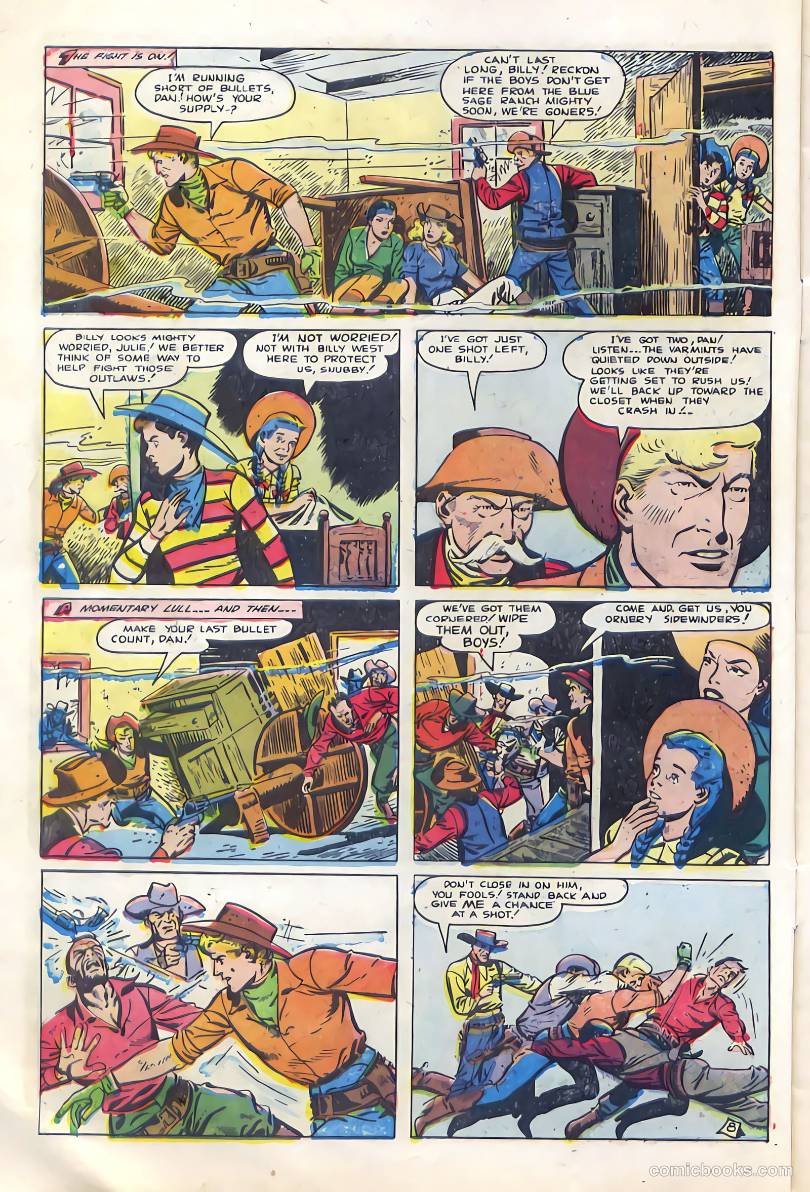 Billy West #7 (1950) — page 10 of 36