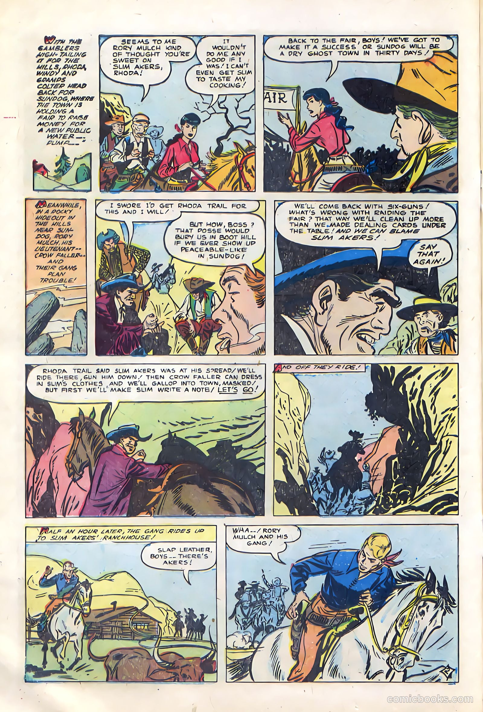 Billy West #7 (1950) — page 16 of 36