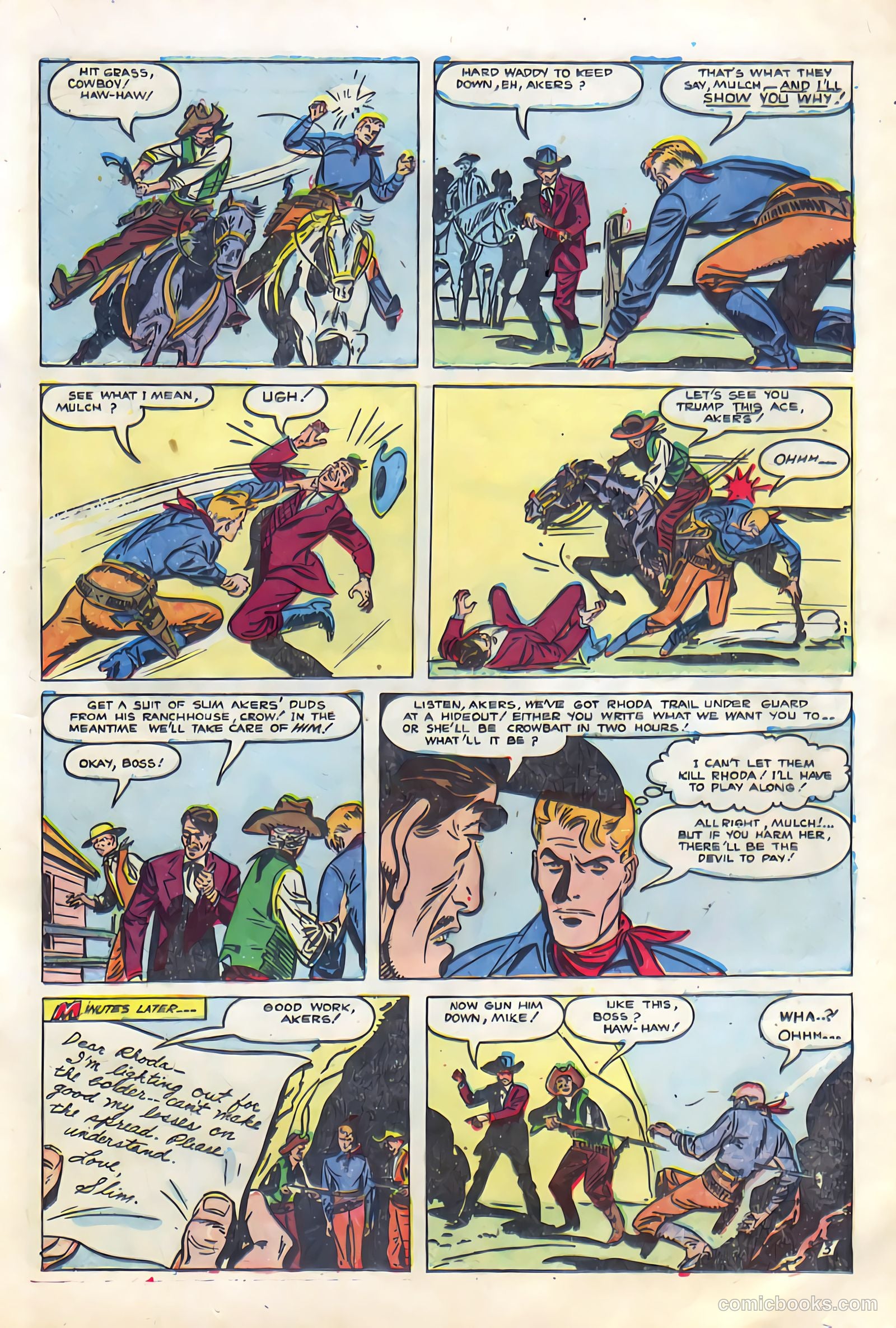 Billy West #7 (1950) — page 17 of 36