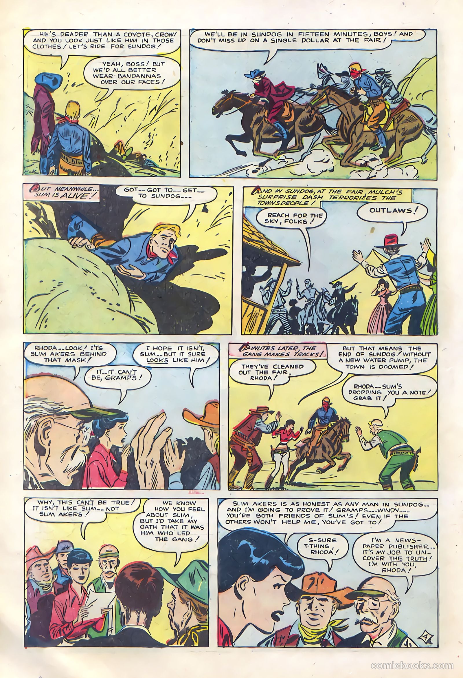 Billy West #7 (1950) — page 18 of 36