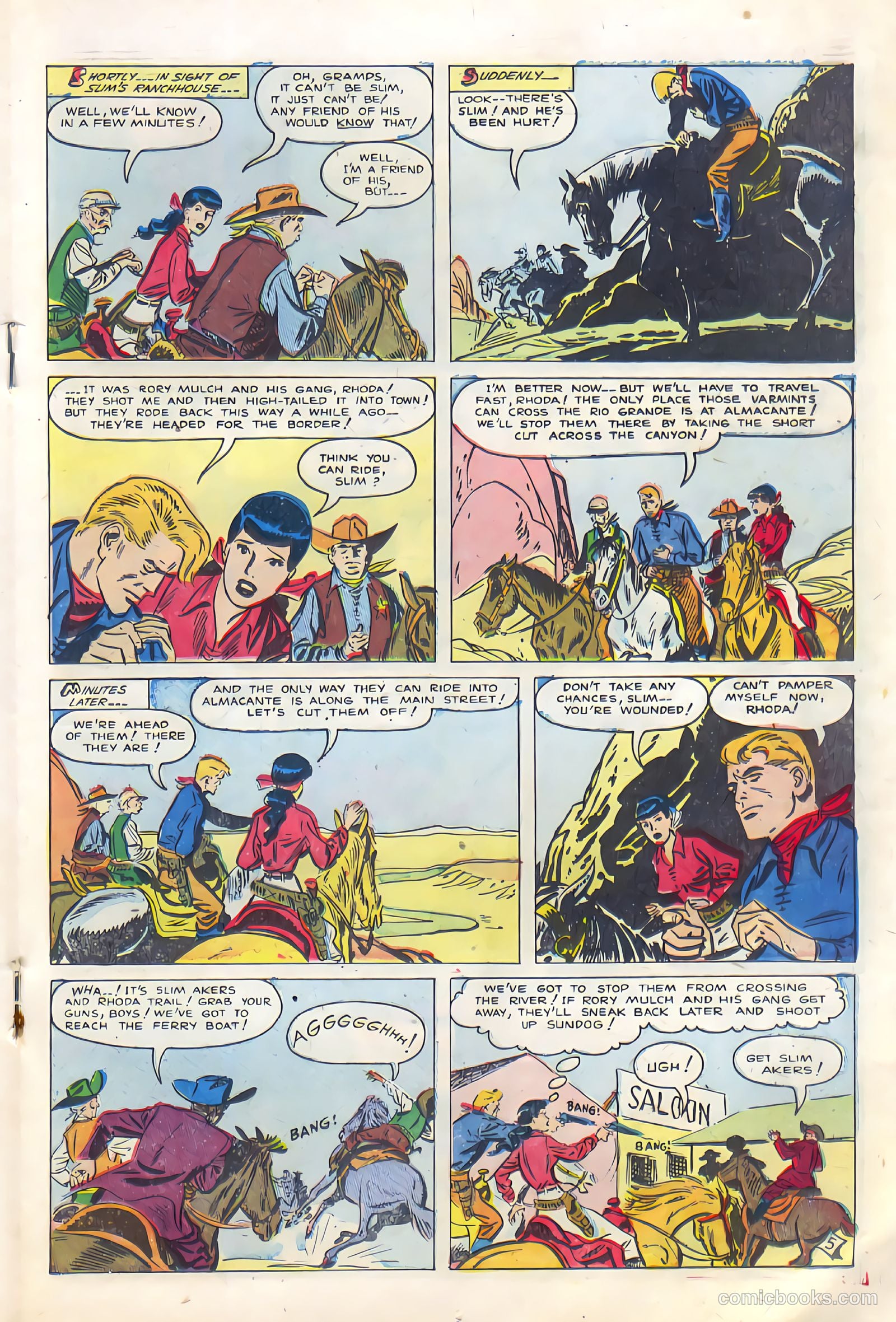 Billy West #7 (1950) — page 19 of 36