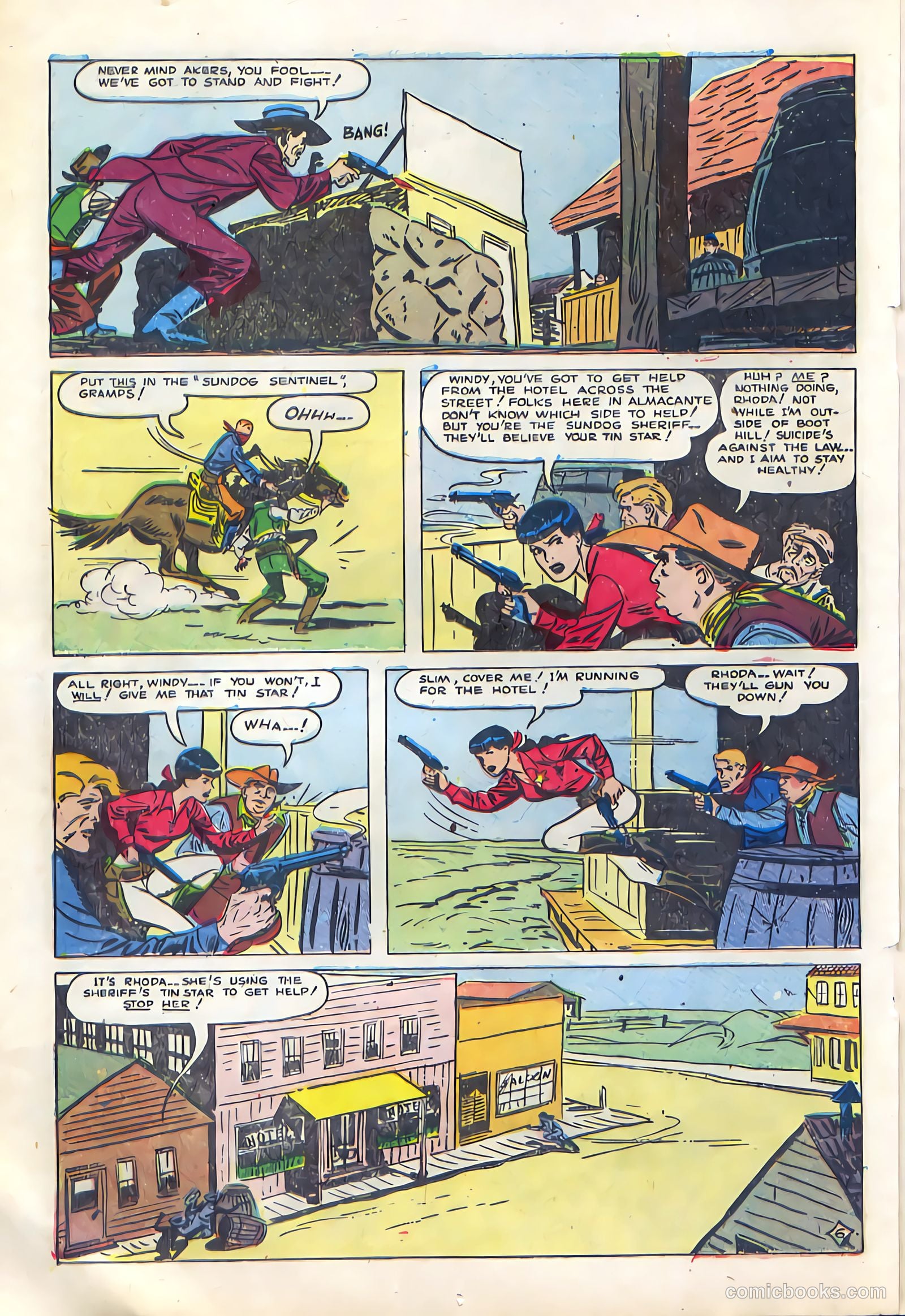Billy West #7 (1950) — page 20 of 36