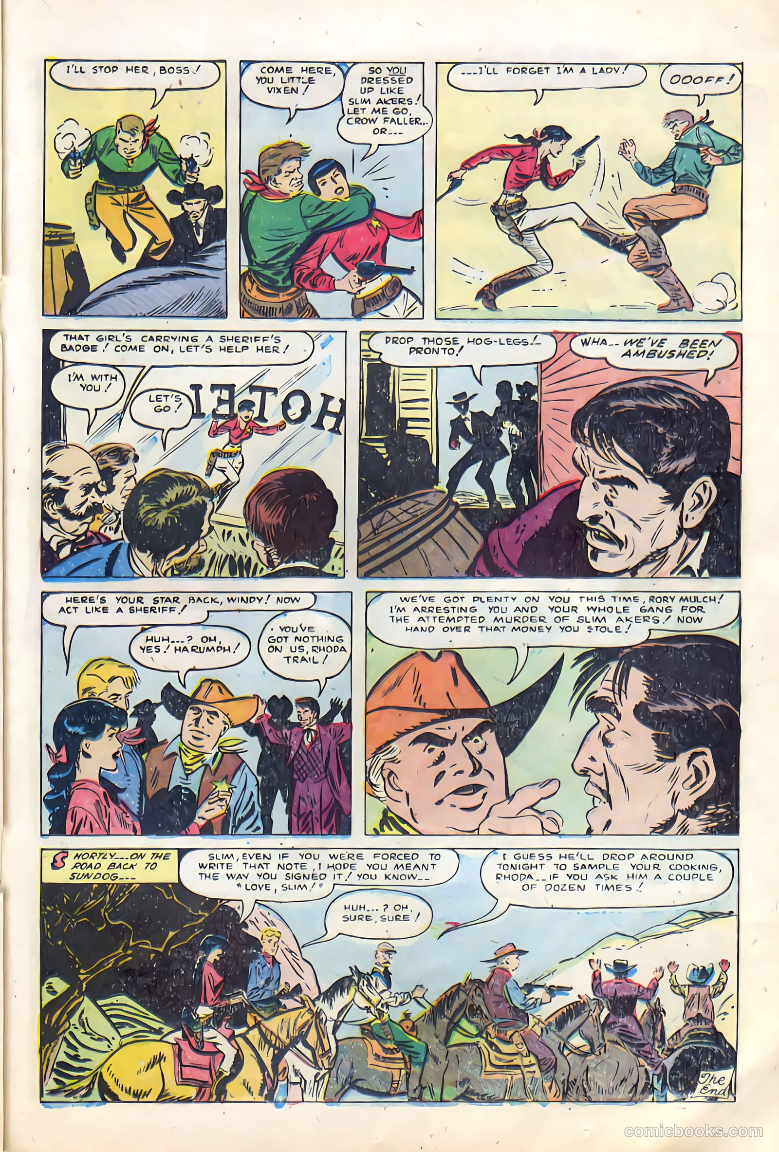 Billy West #7 (1950) — page 21 of 36