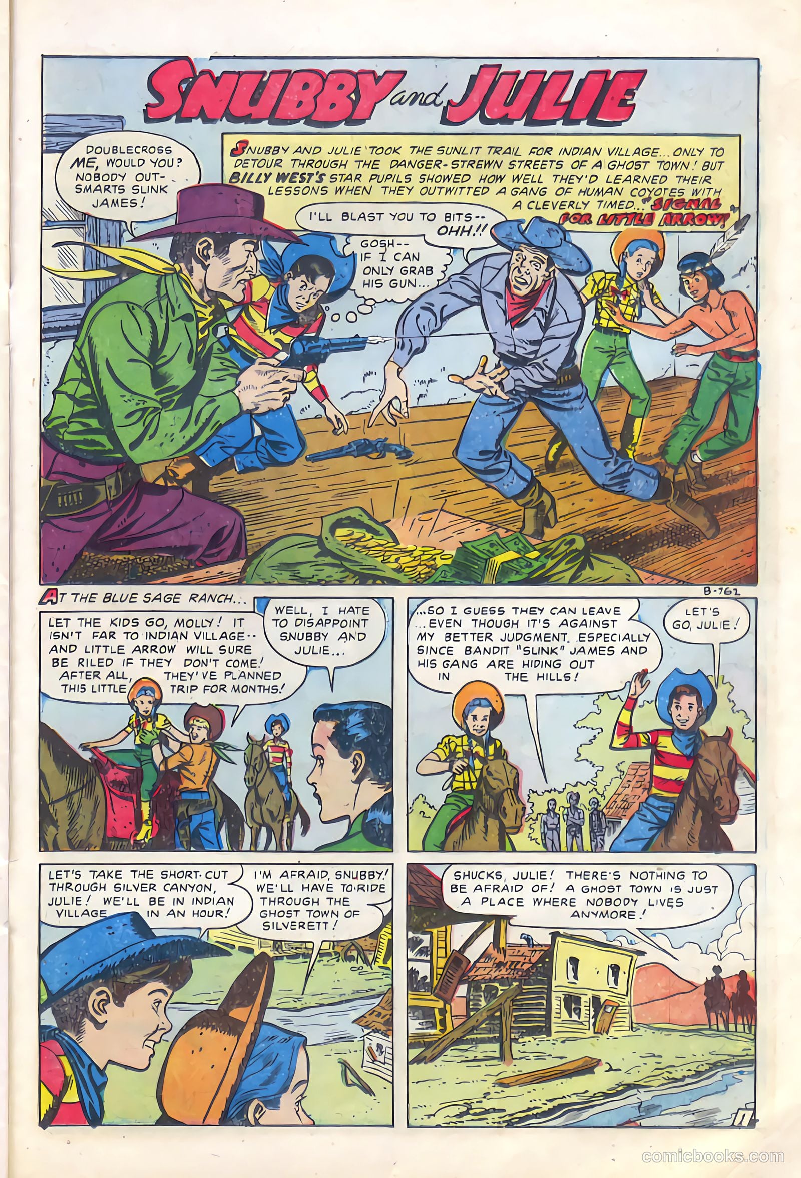 Billy West #7 (1950) — page 23 of 36