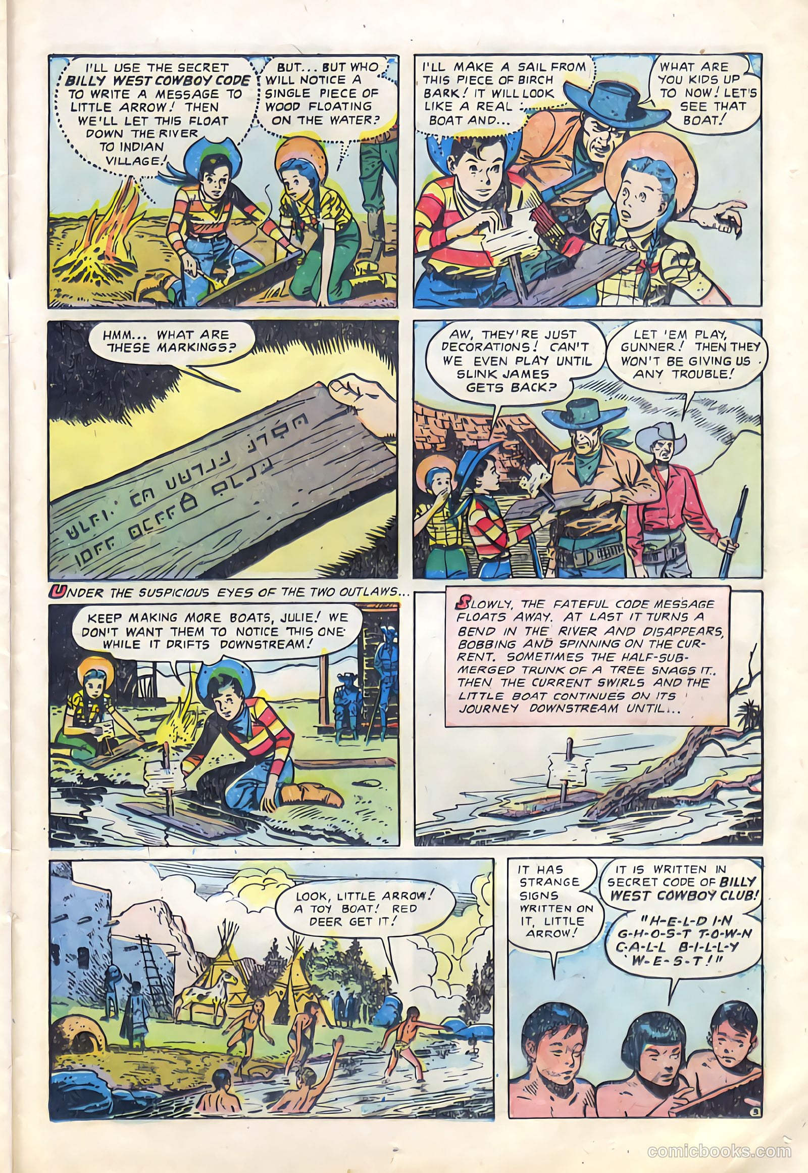 Billy West #7 (1950) — page 25 of 36