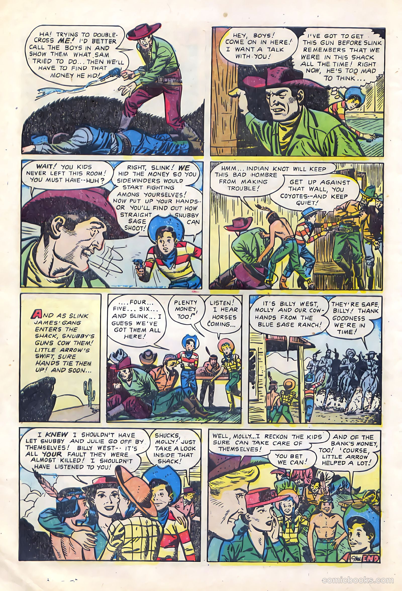 Billy West #7 (1950) — page 28 of 36