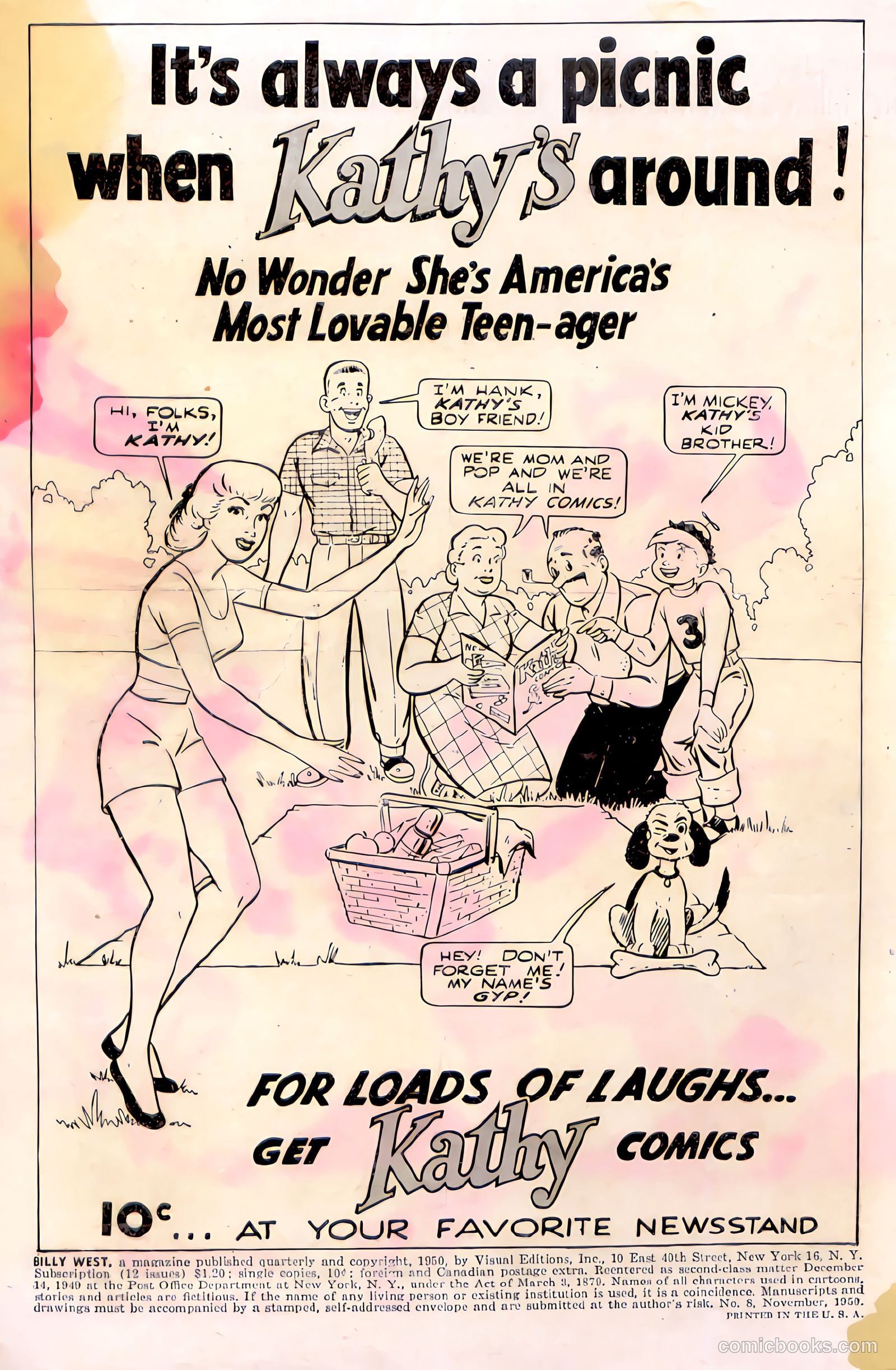 Billy West #8 (1950) — page 2 of 36