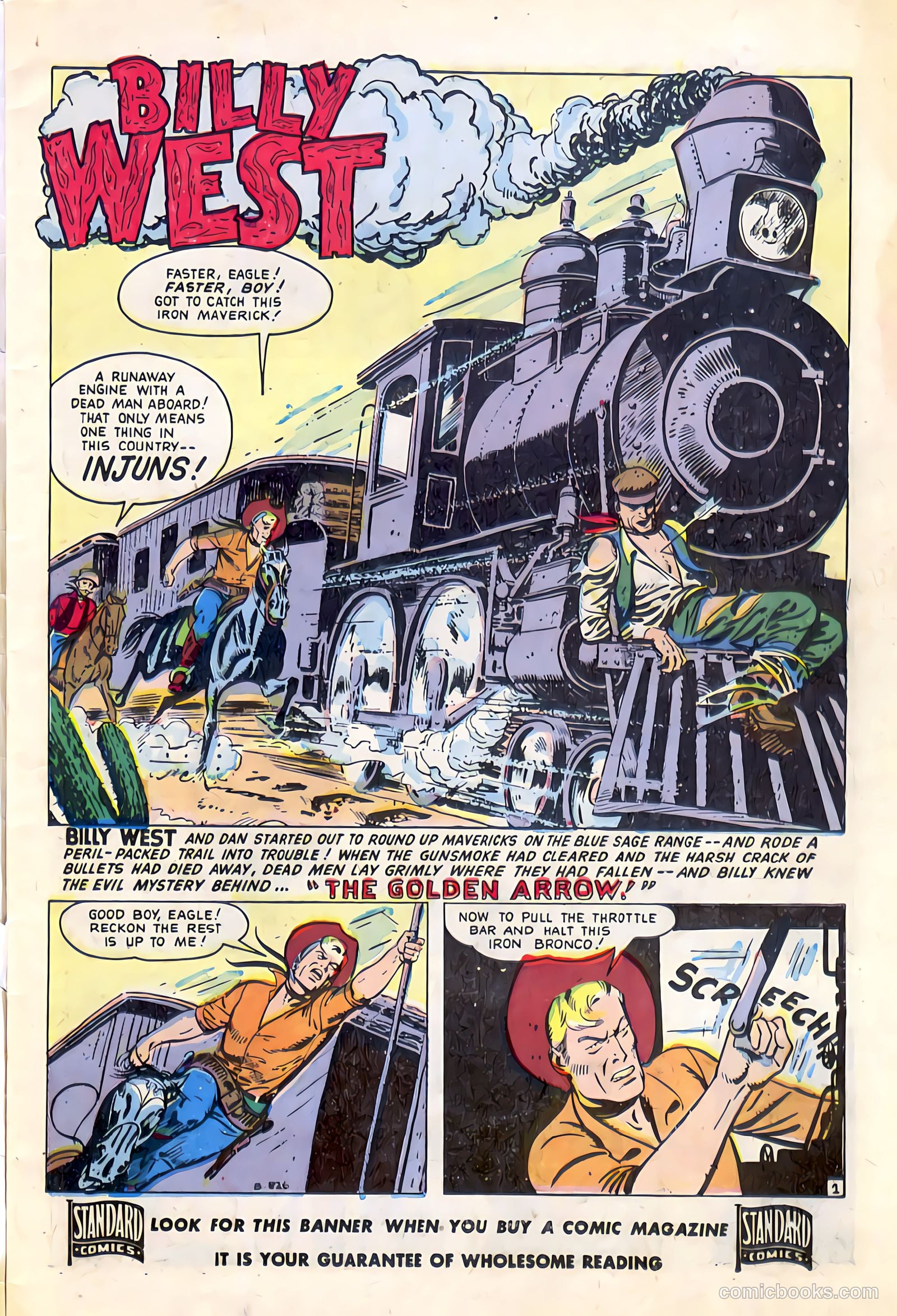 Billy West #8 (1950) — page 3 of 36