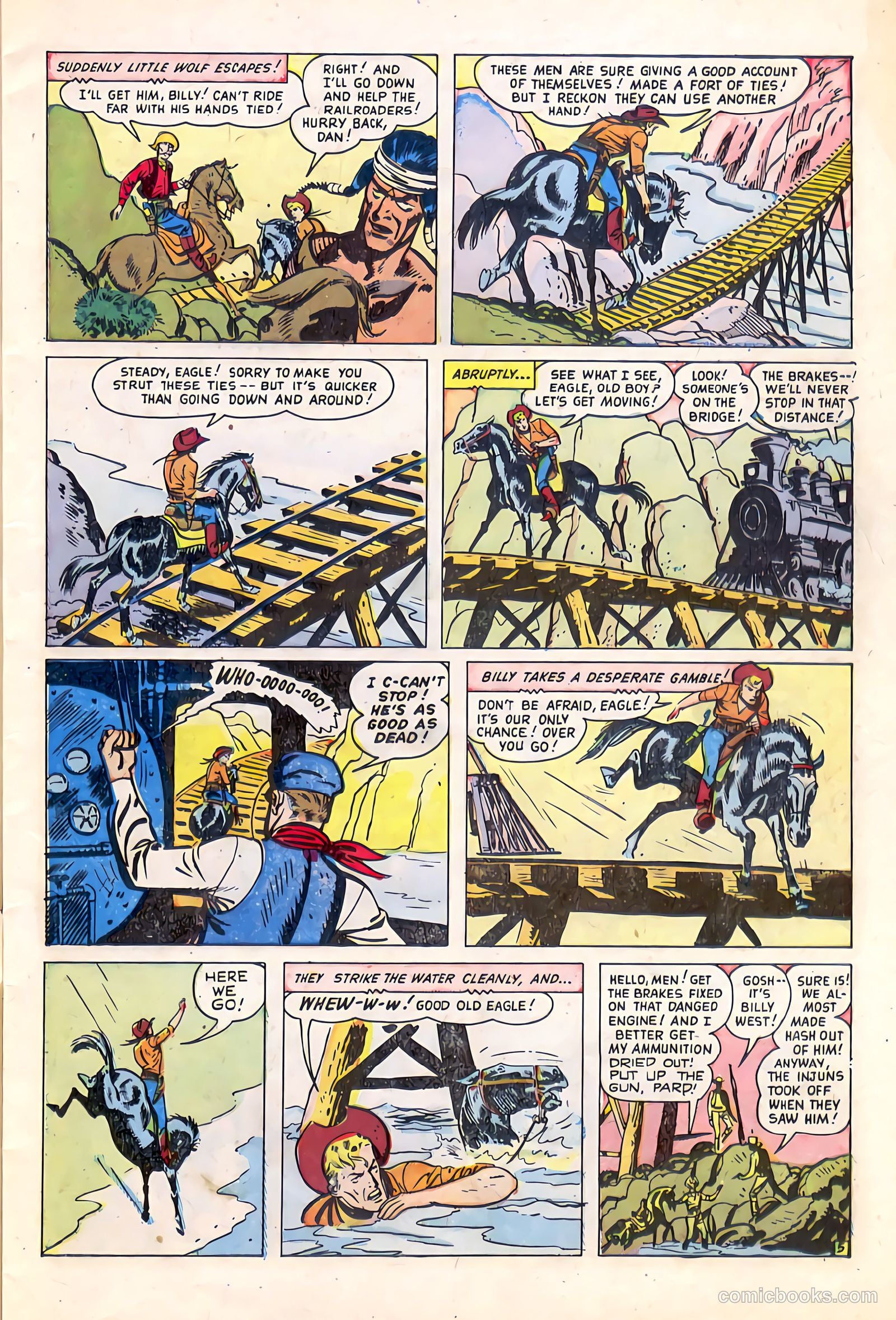 Billy West #8 (1950) — page 7 of 36