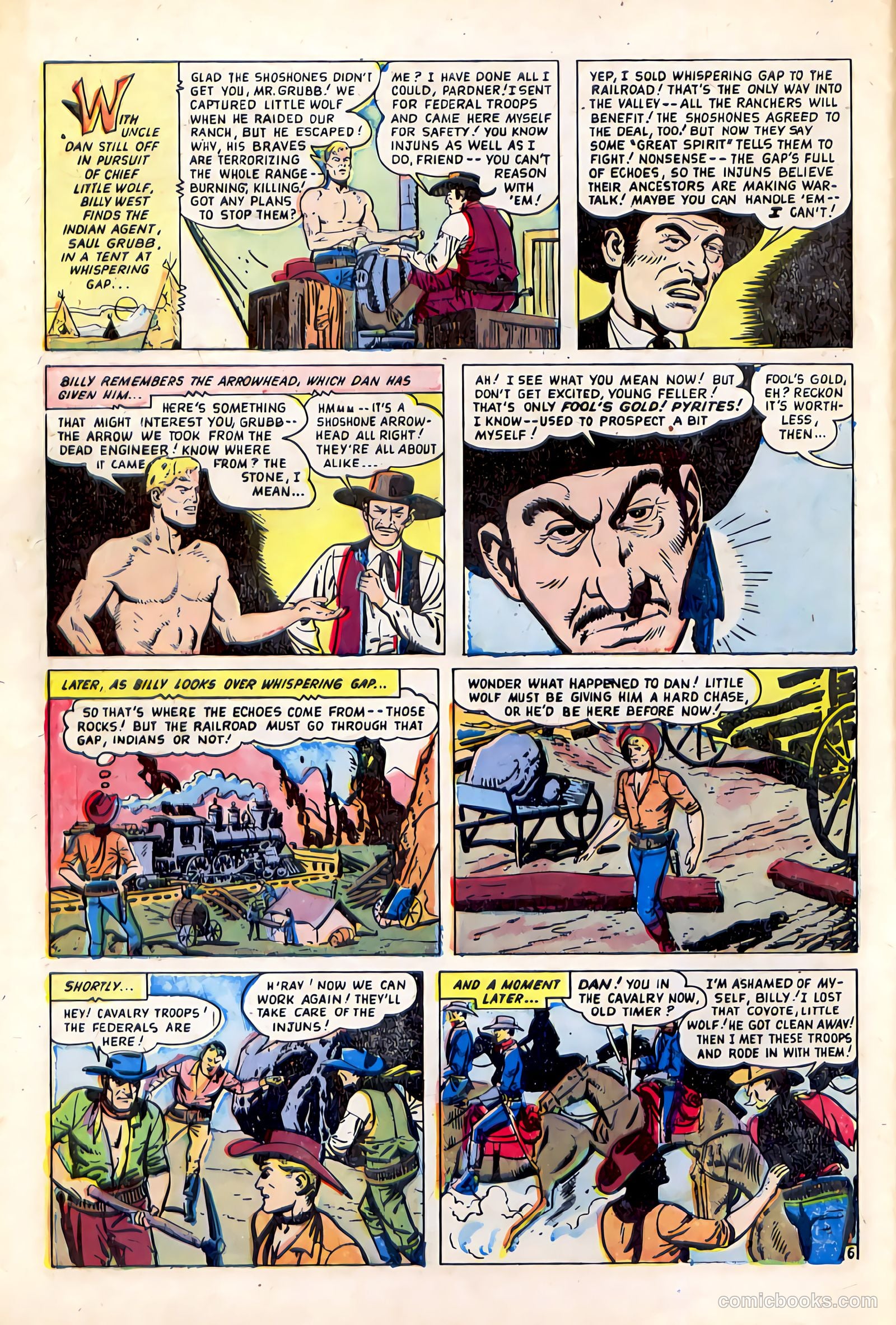 Billy West #8 (1950) — page 8 of 36