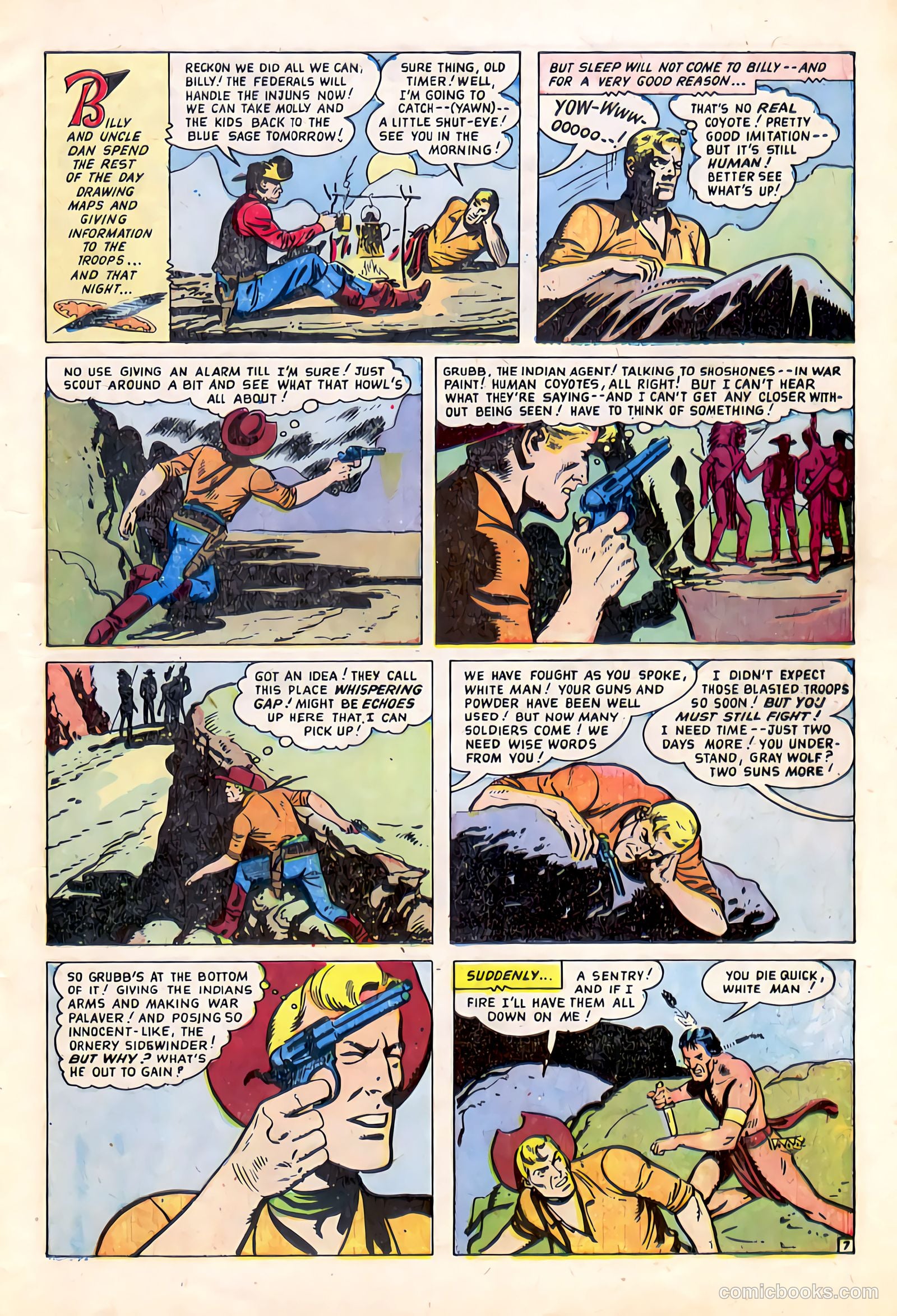 Billy West #8 (1950) — page 9 of 36
