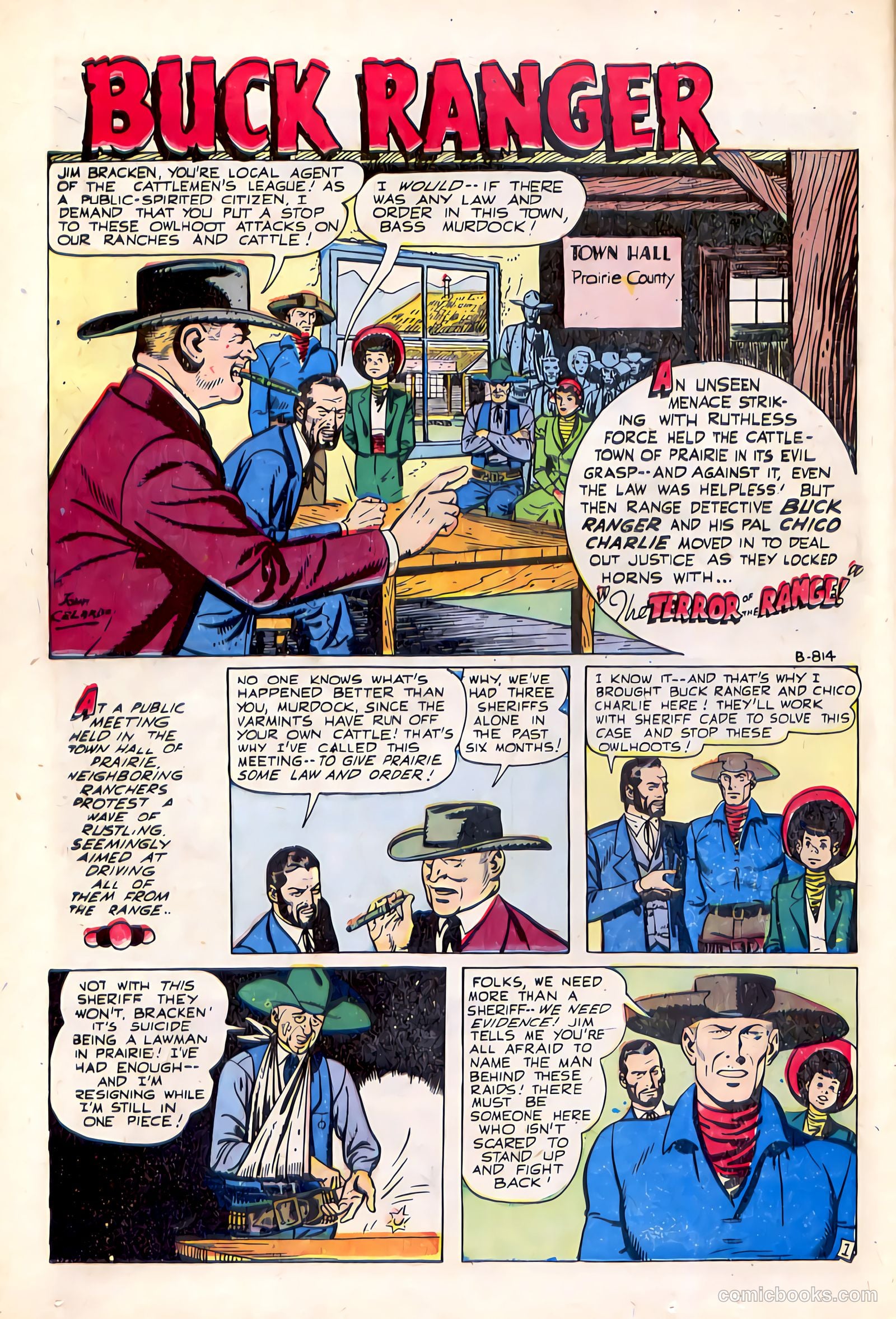 Billy West #8 (1950) — page 16 of 36