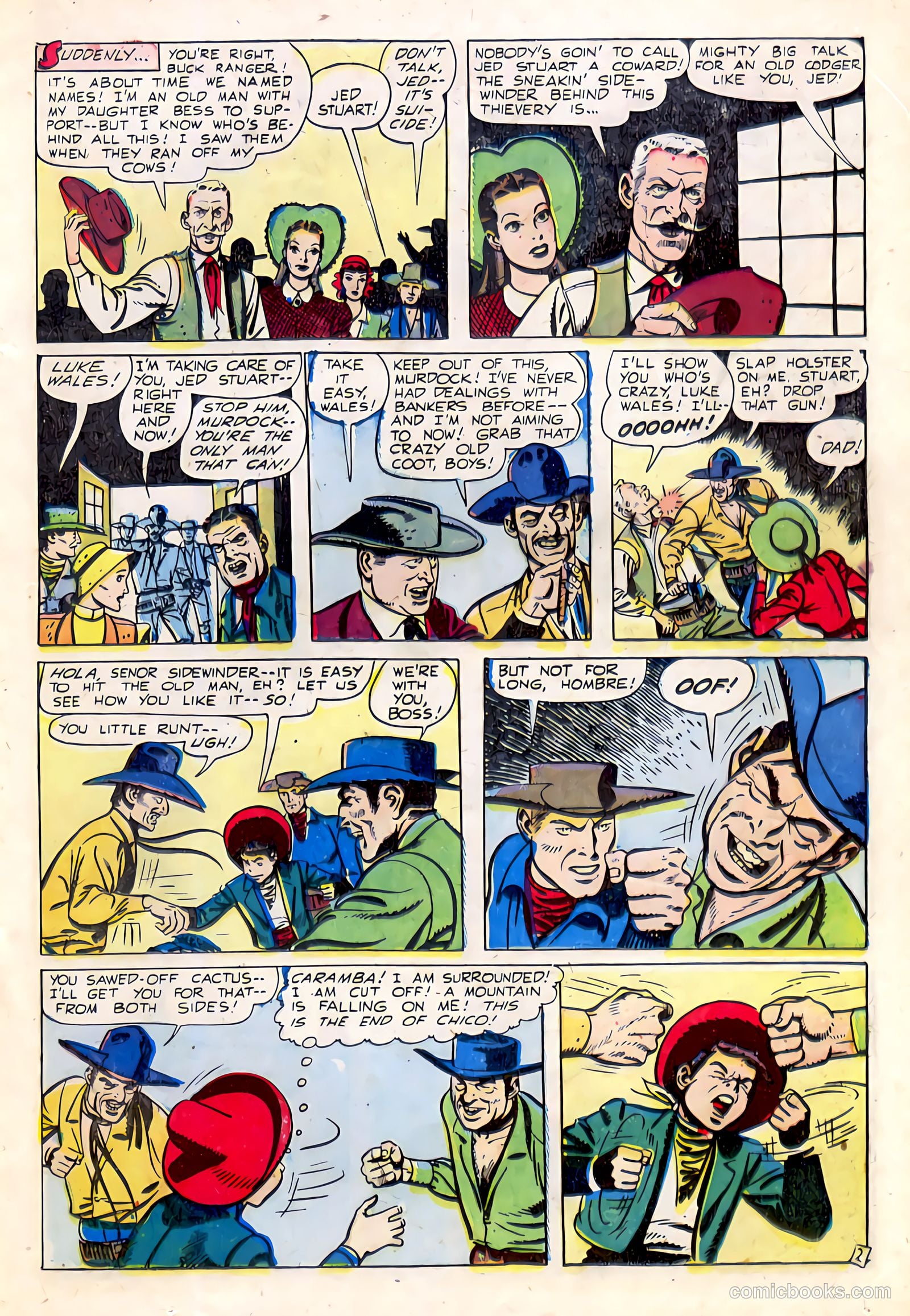 Billy West #8 (1950) — page 17 of 36