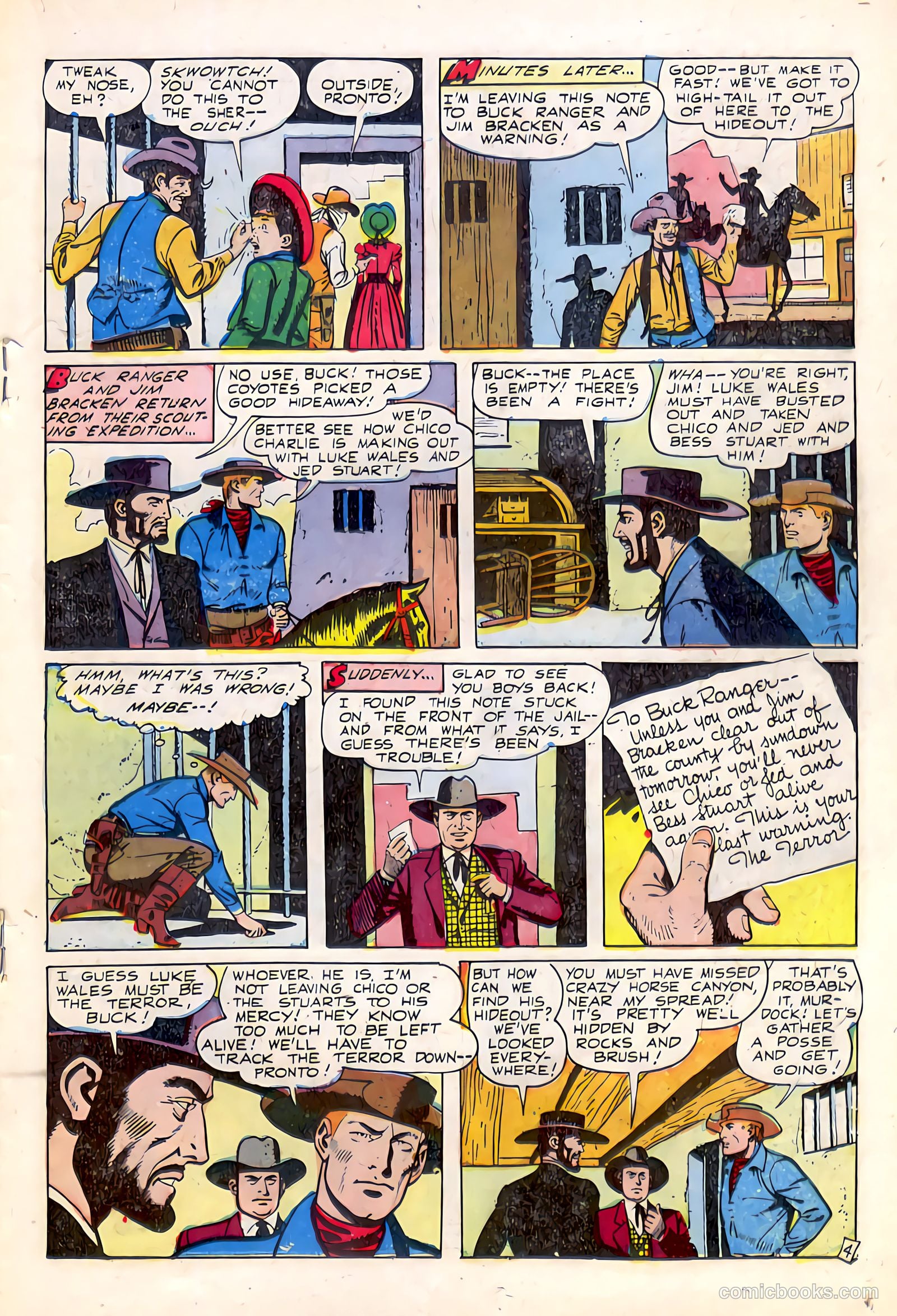 Billy West #8 (1950) — page 19 of 36