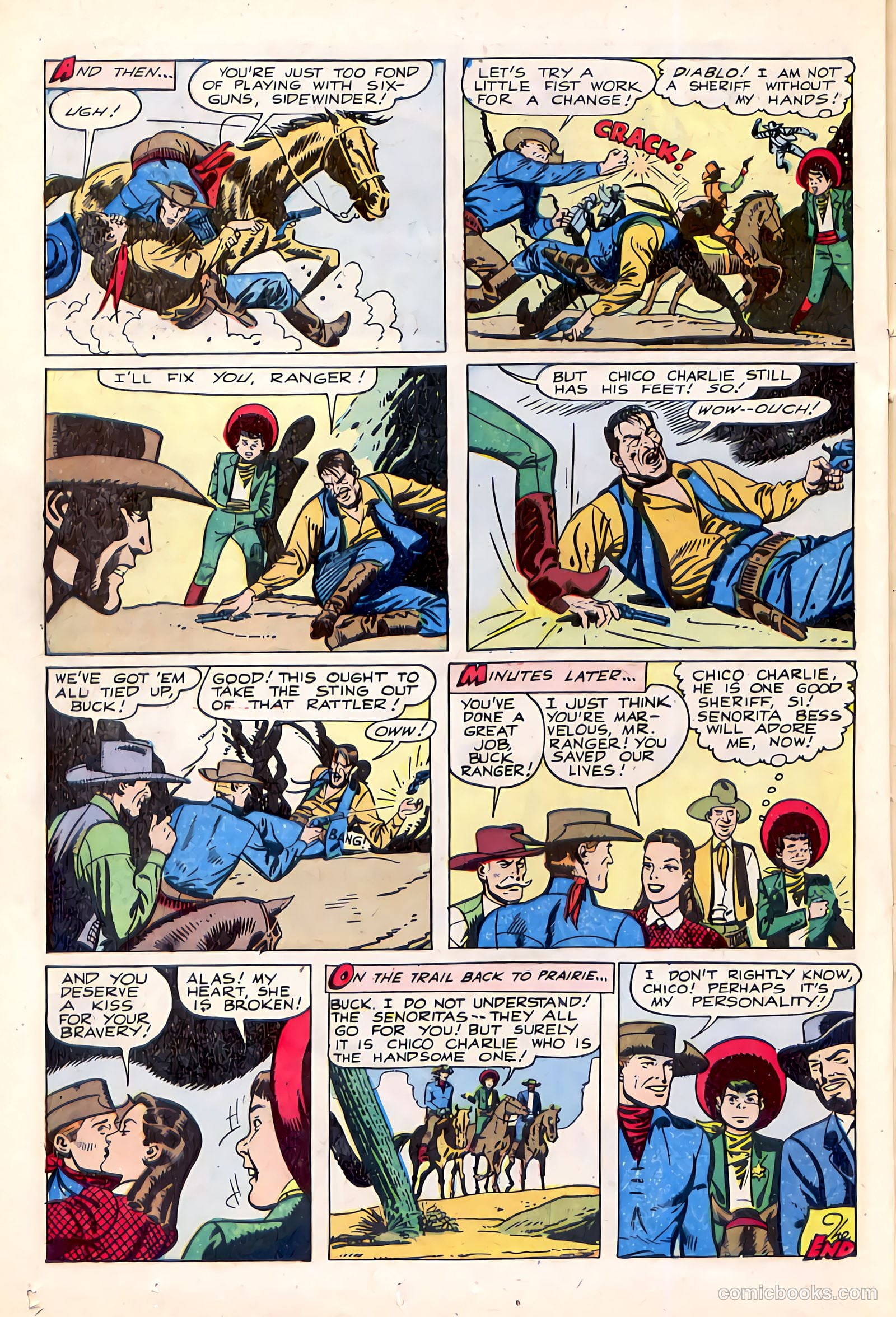 Billy West #8 (1950) — page 22 of 36