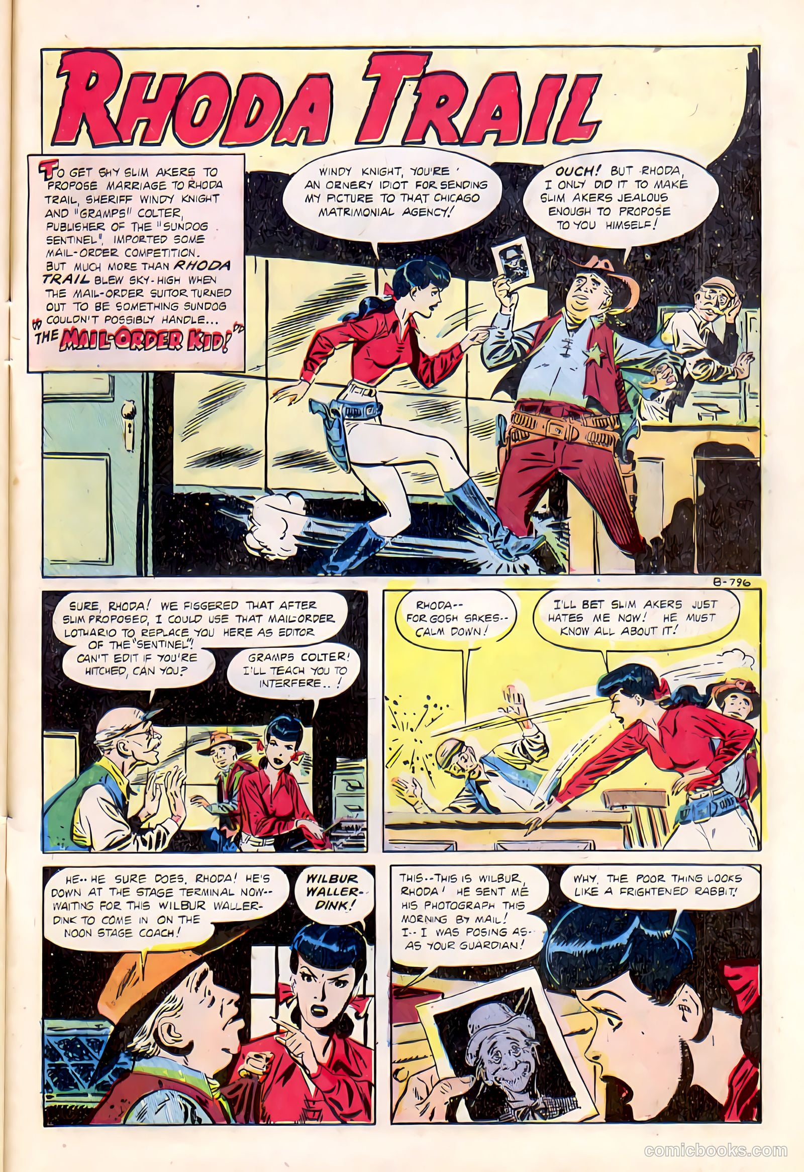 Billy West #8 (1950) — page 27 of 36