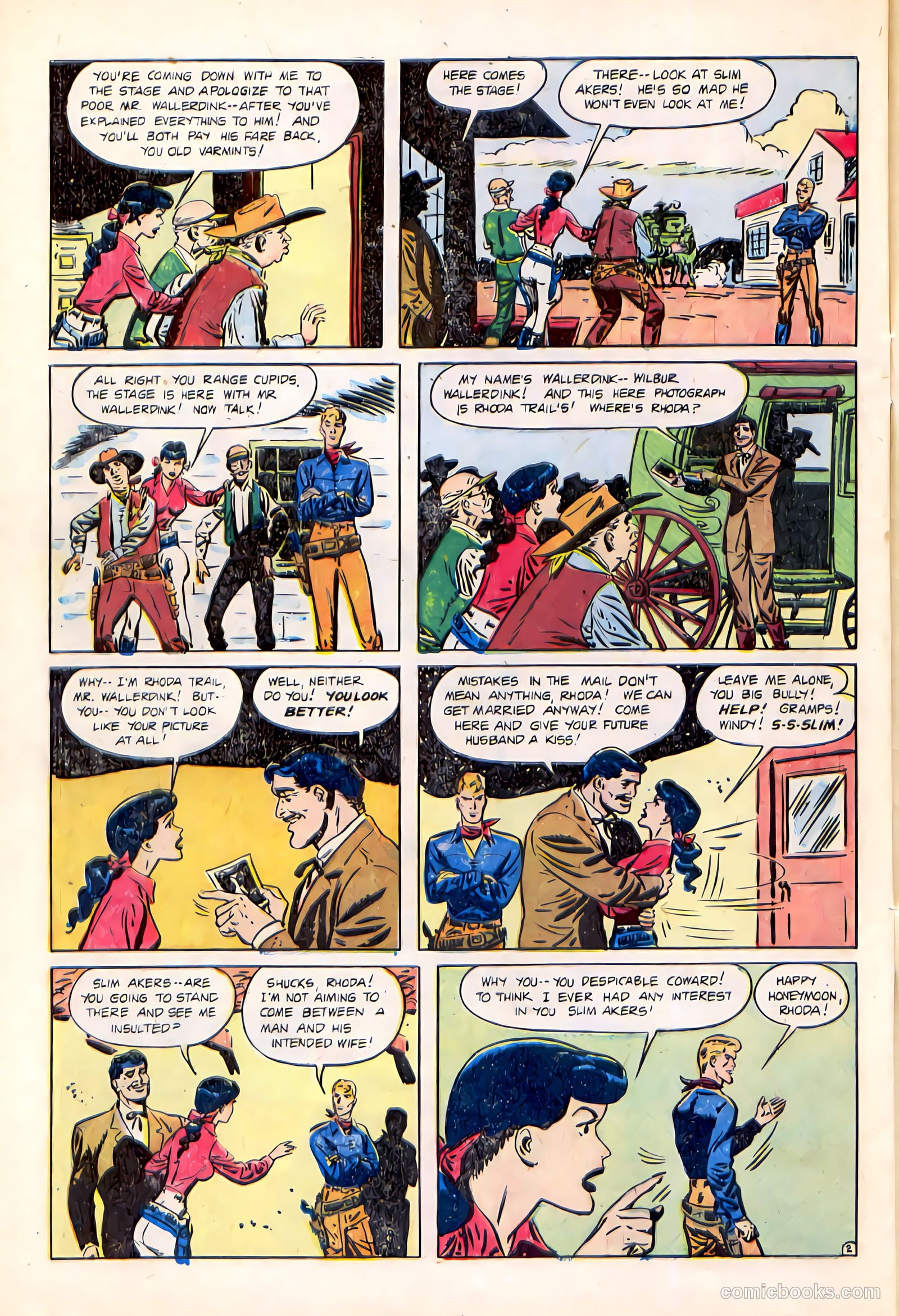 Billy West #8 (1950) — page 28 of 36