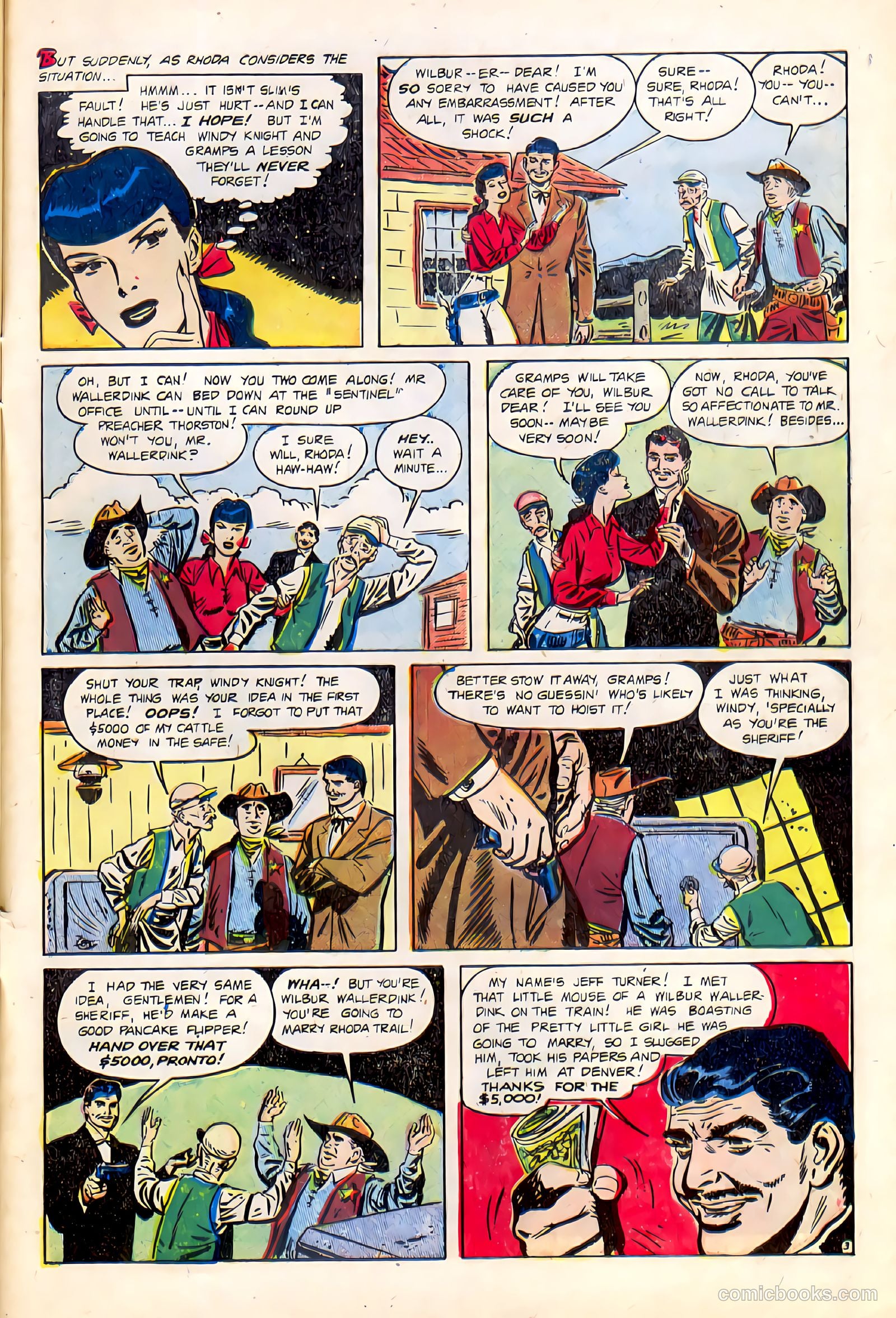 Billy West #8 (1950) — page 29 of 36