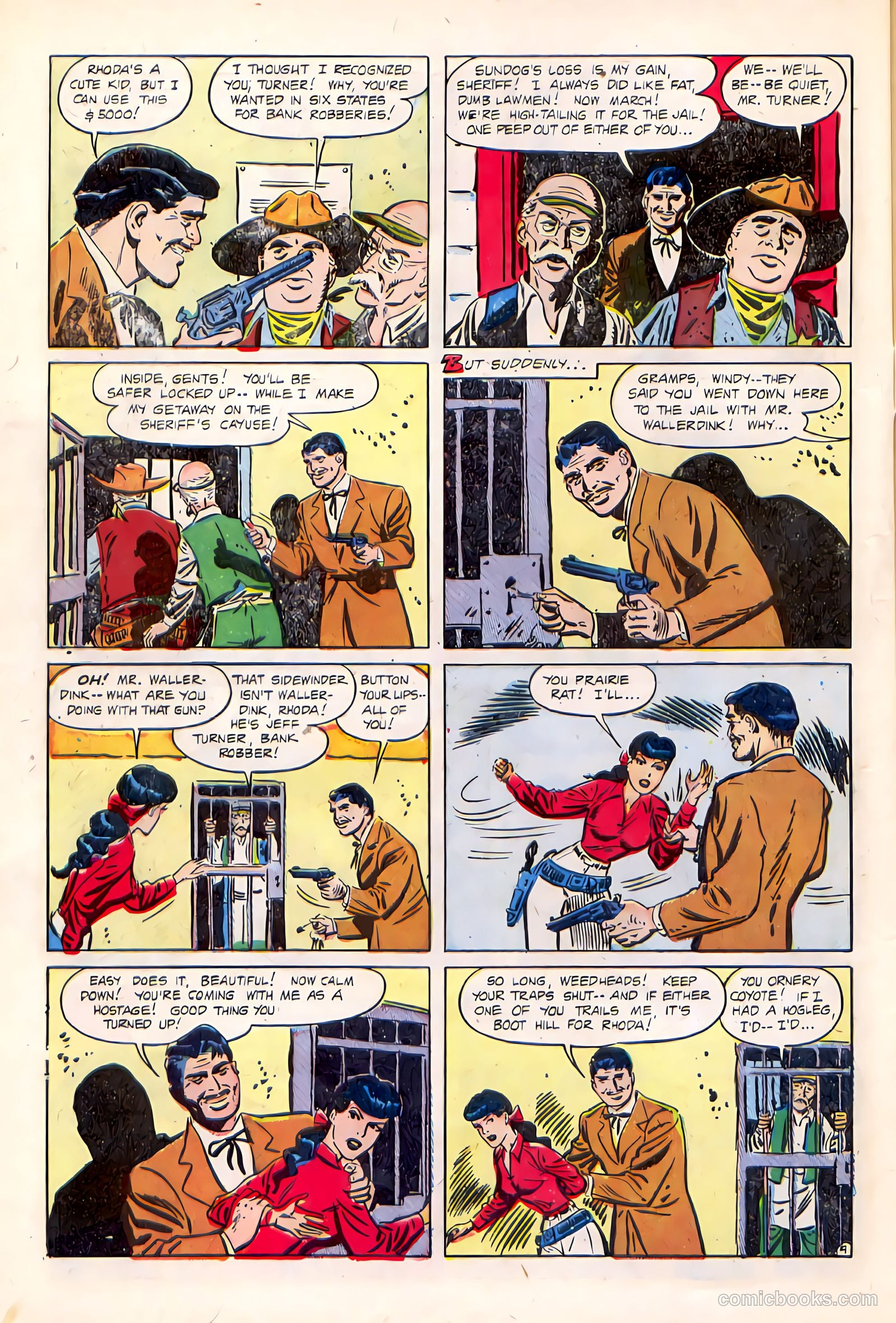 Billy West #8 (1950) — page 30 of 36