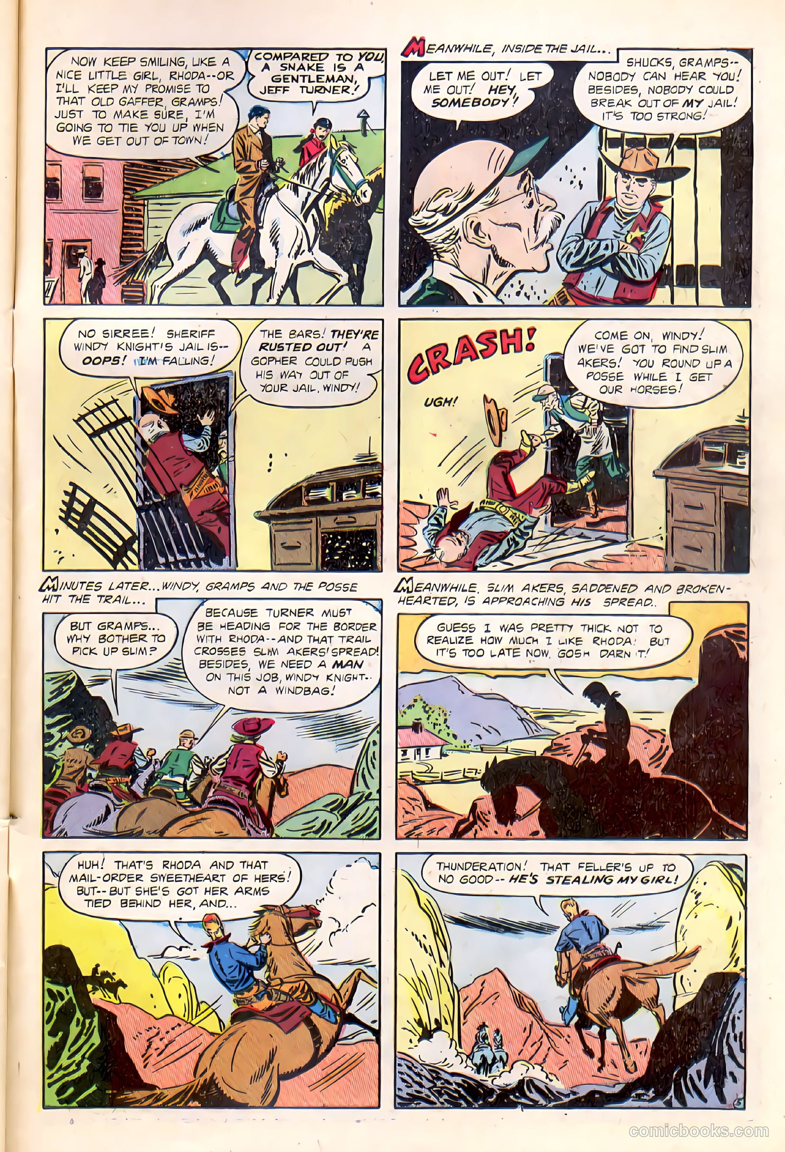 Billy West #8 (1950) — page 31 of 36