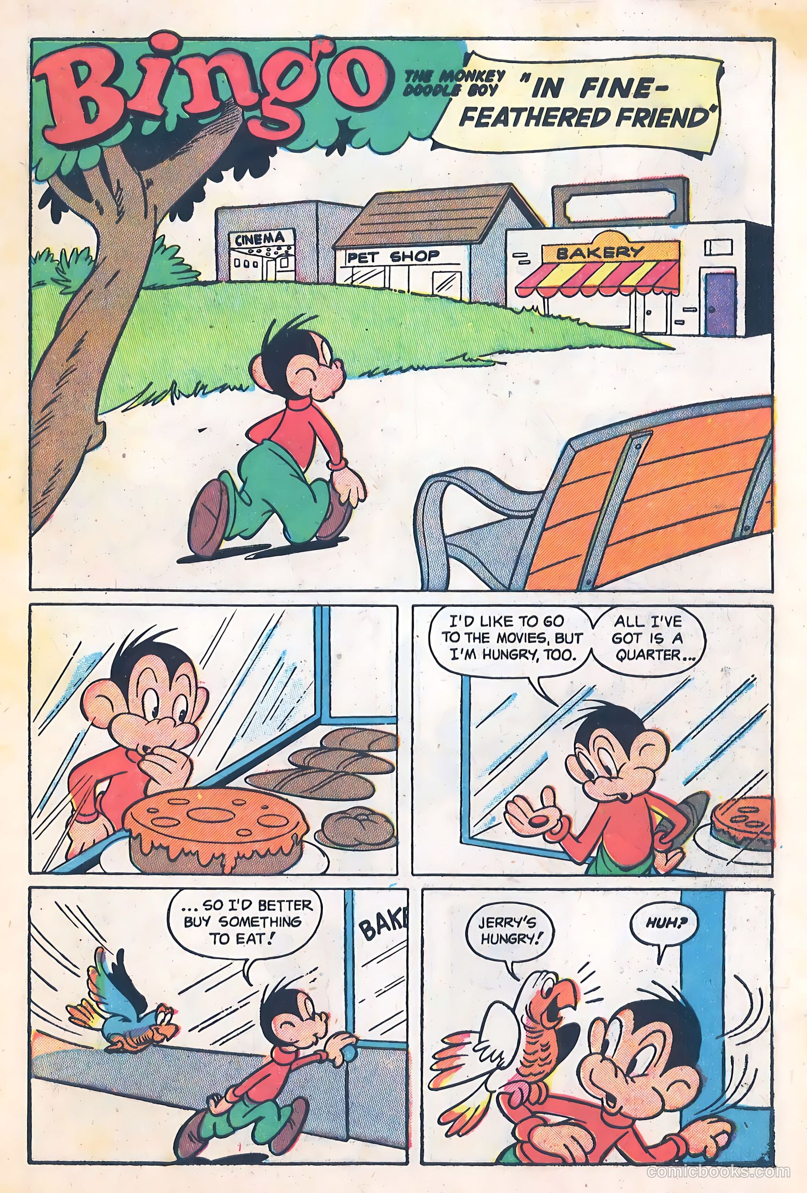 Bingo, the Monkey Doodle Boy #1 (1953) — page 3 of 36