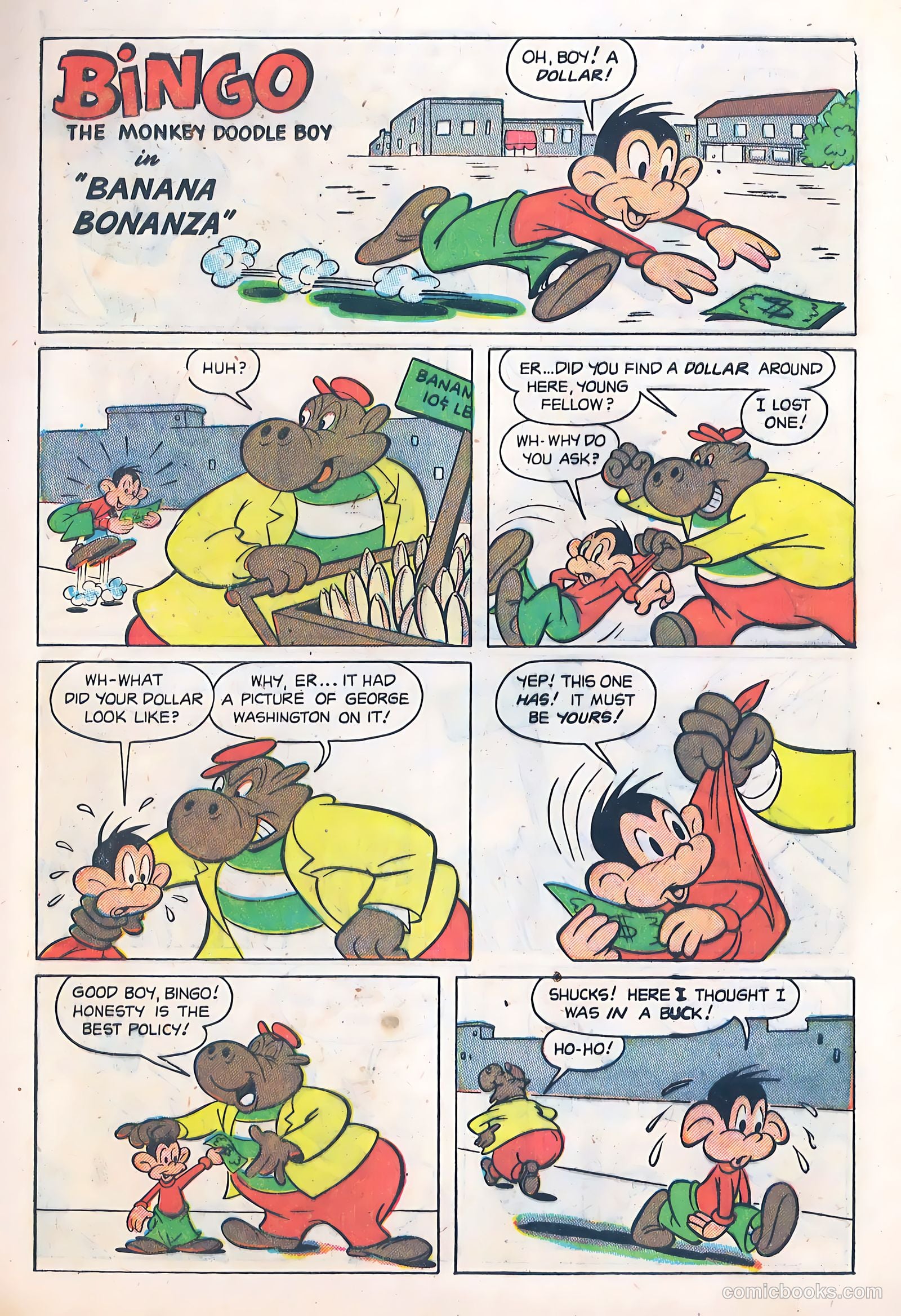 Bingo, the Monkey Doodle Boy #1 (1953) — page 9 of 36