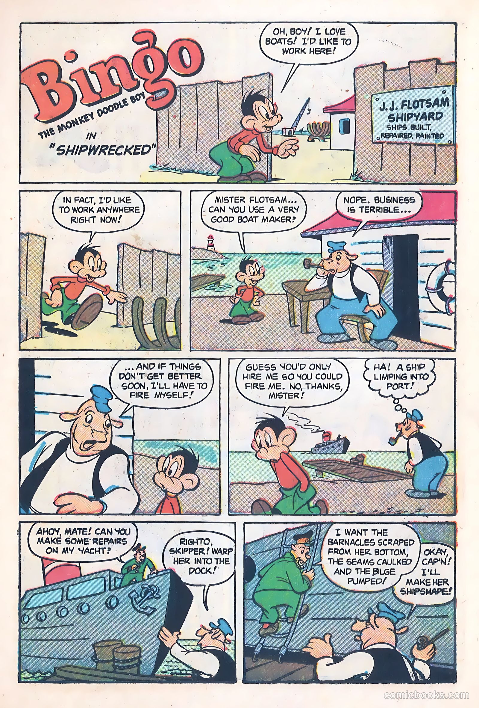 Bingo, the Monkey Doodle Boy #1 (1953) — page 15 of 36