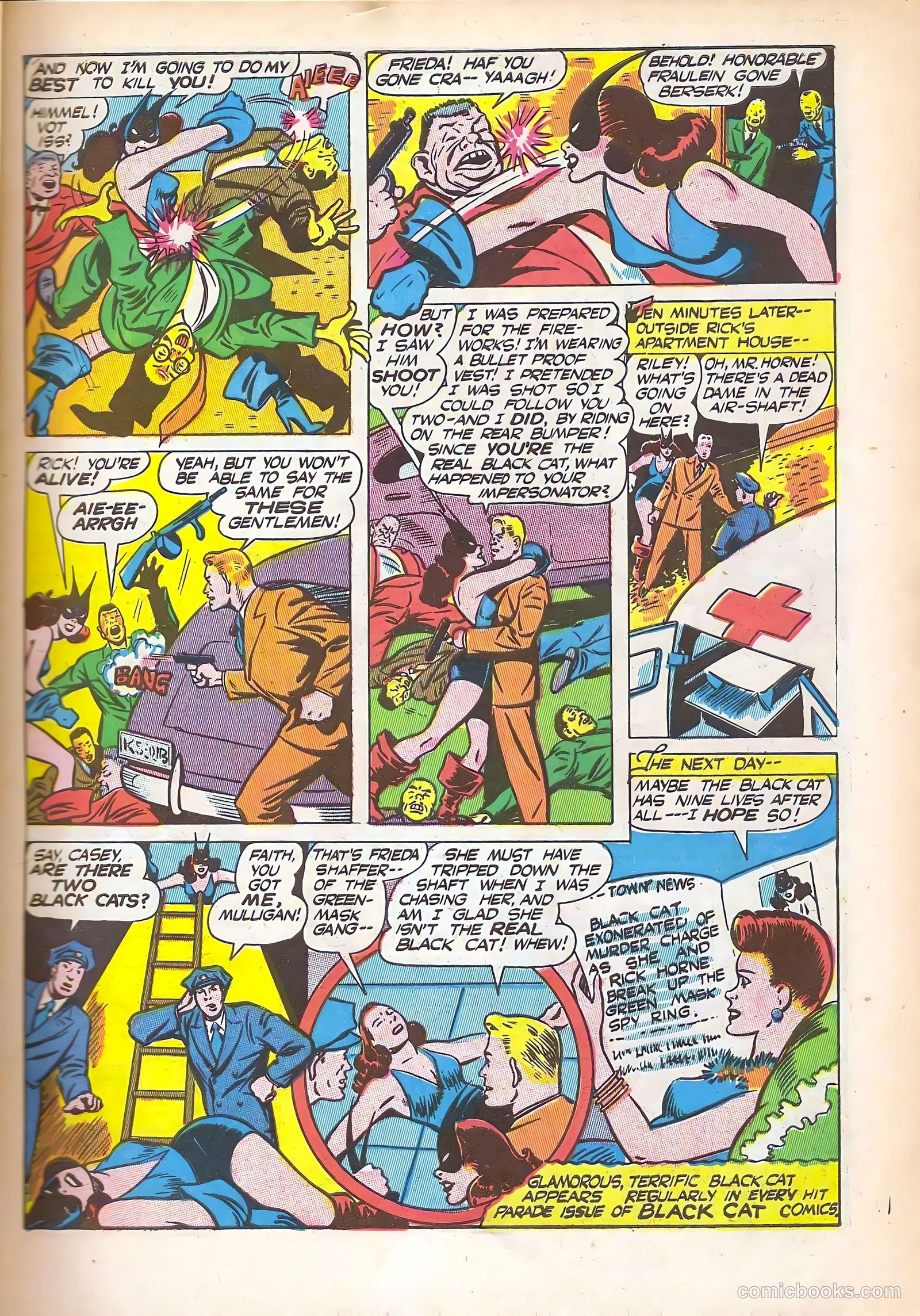 Black Cat #1 (1946) — page 9 of 52