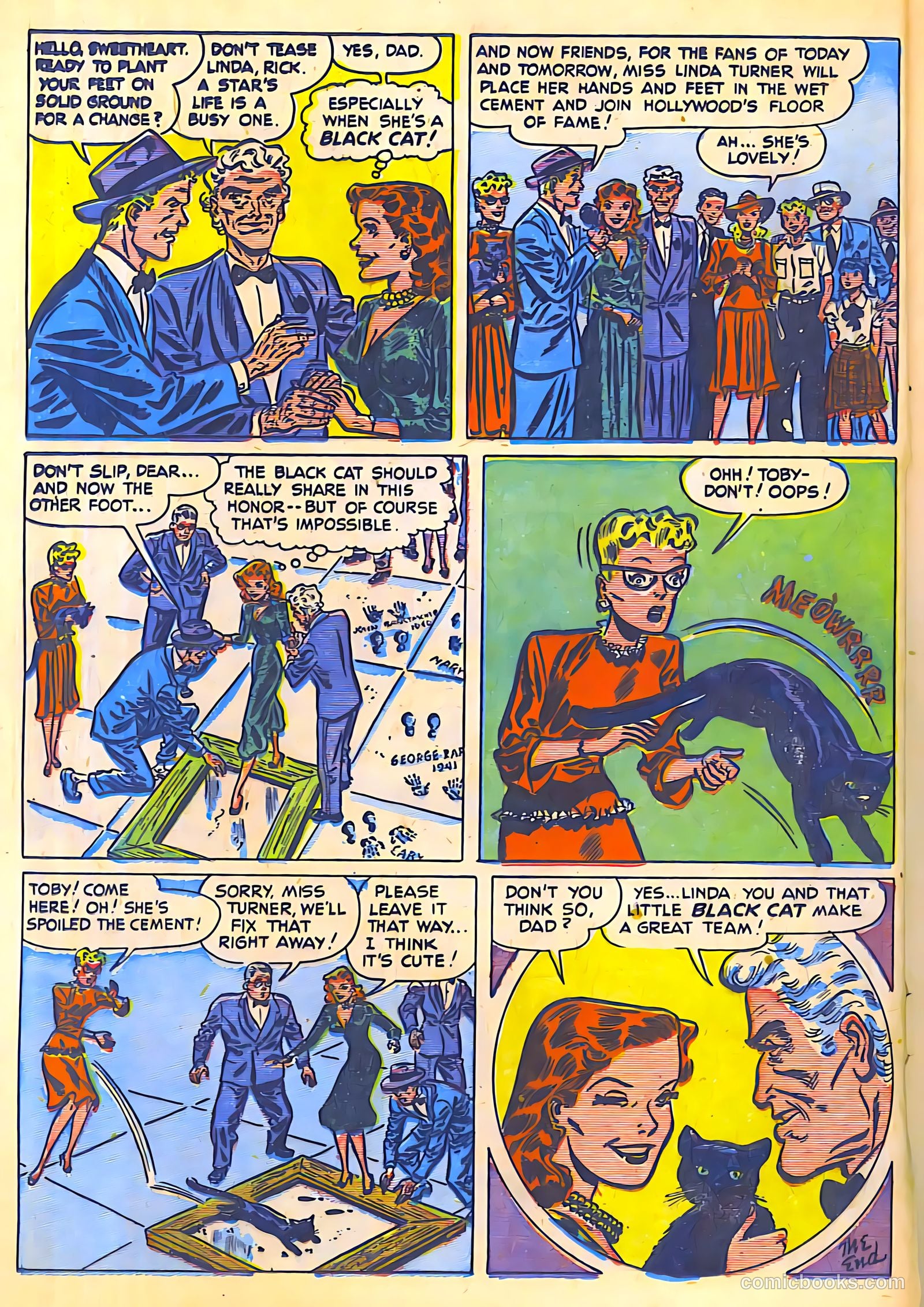 Black Cat Comics #10 (1948) — page 16 of 52