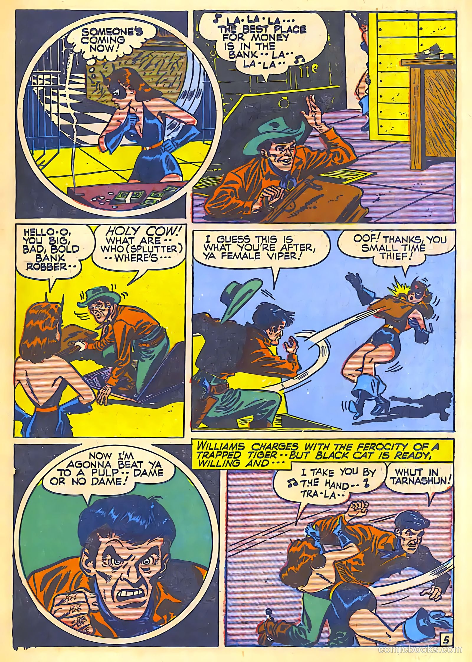 Black Cat Comics #10 (1948) — page 21 of 52