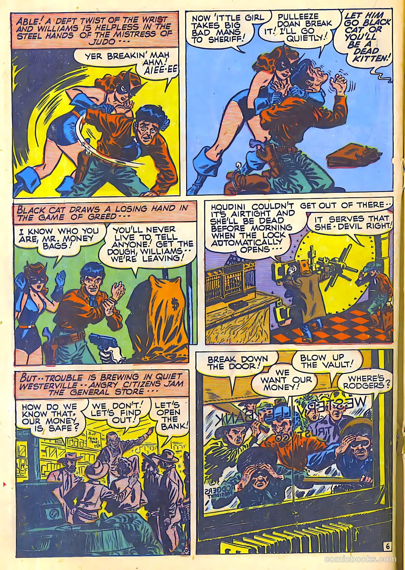 Black Cat Comics #10 (1948) — page 22 of 52
