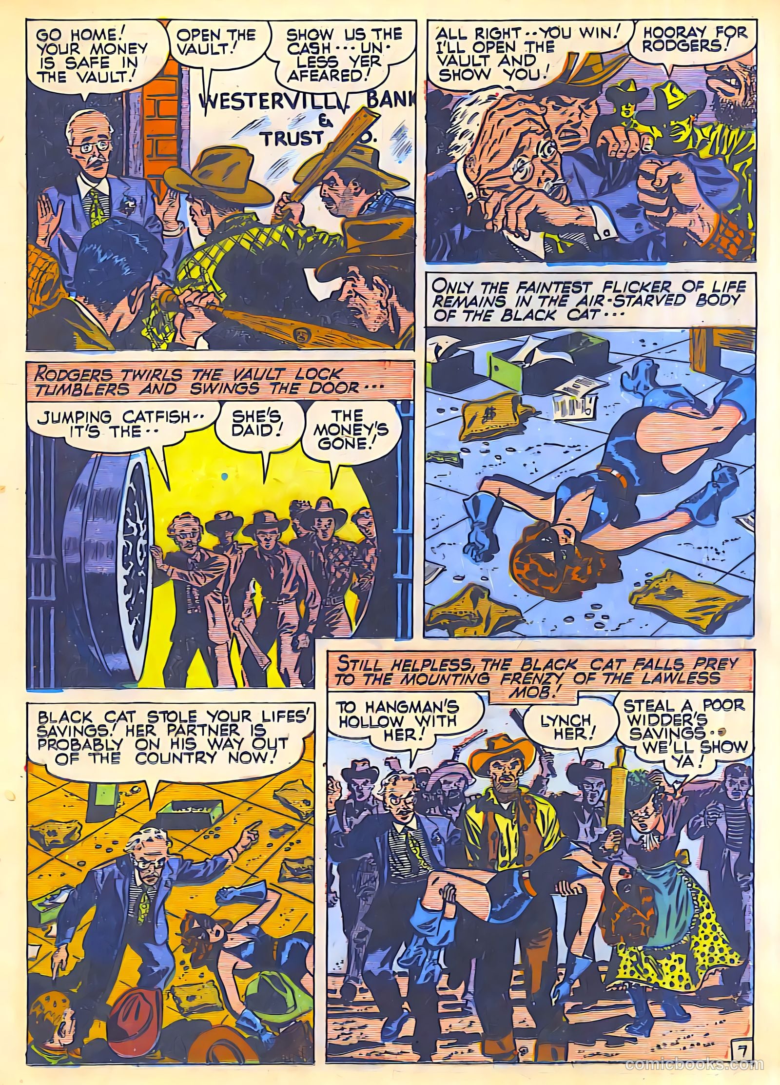 Black Cat Comics #10 (1948) — page 23 of 52