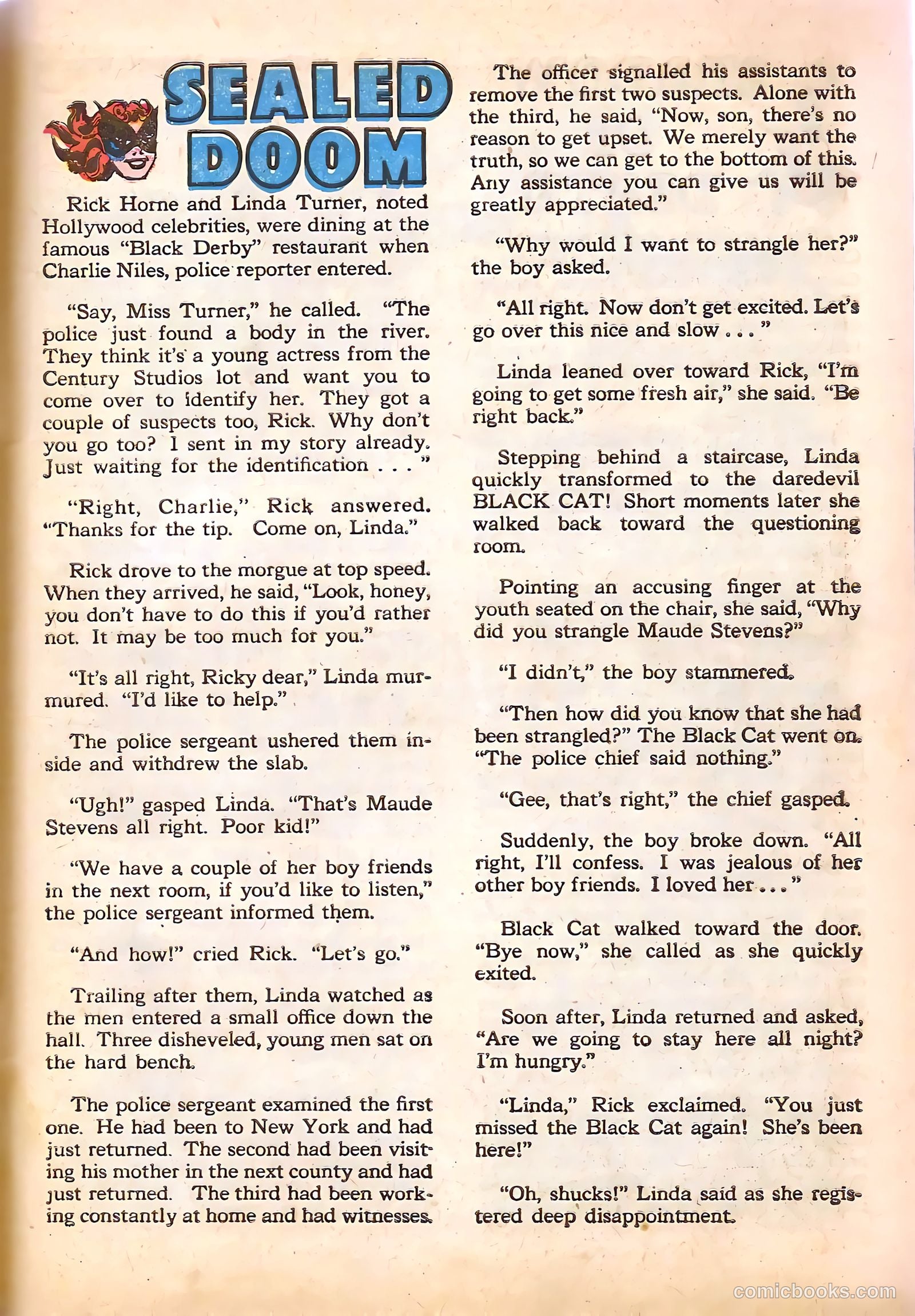 Black Cat #11 (1918) — page 47 of 52