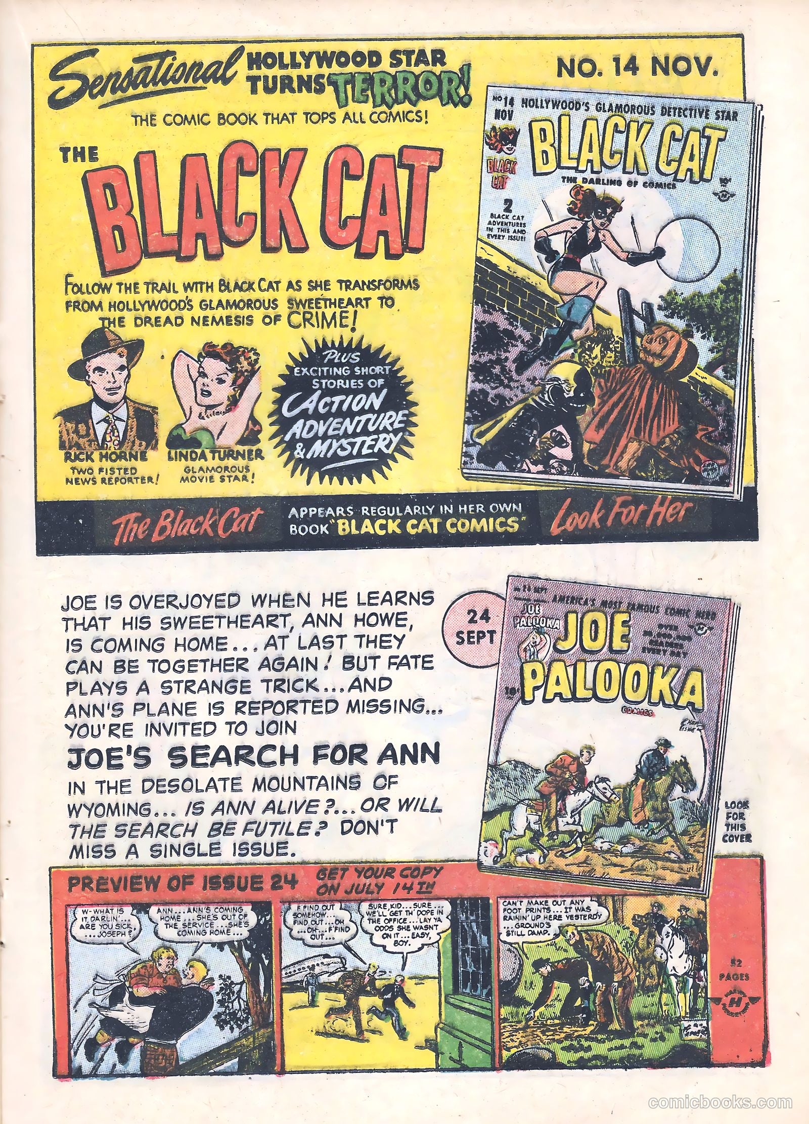 Black Cat #13 (1948) — page 24 of 53