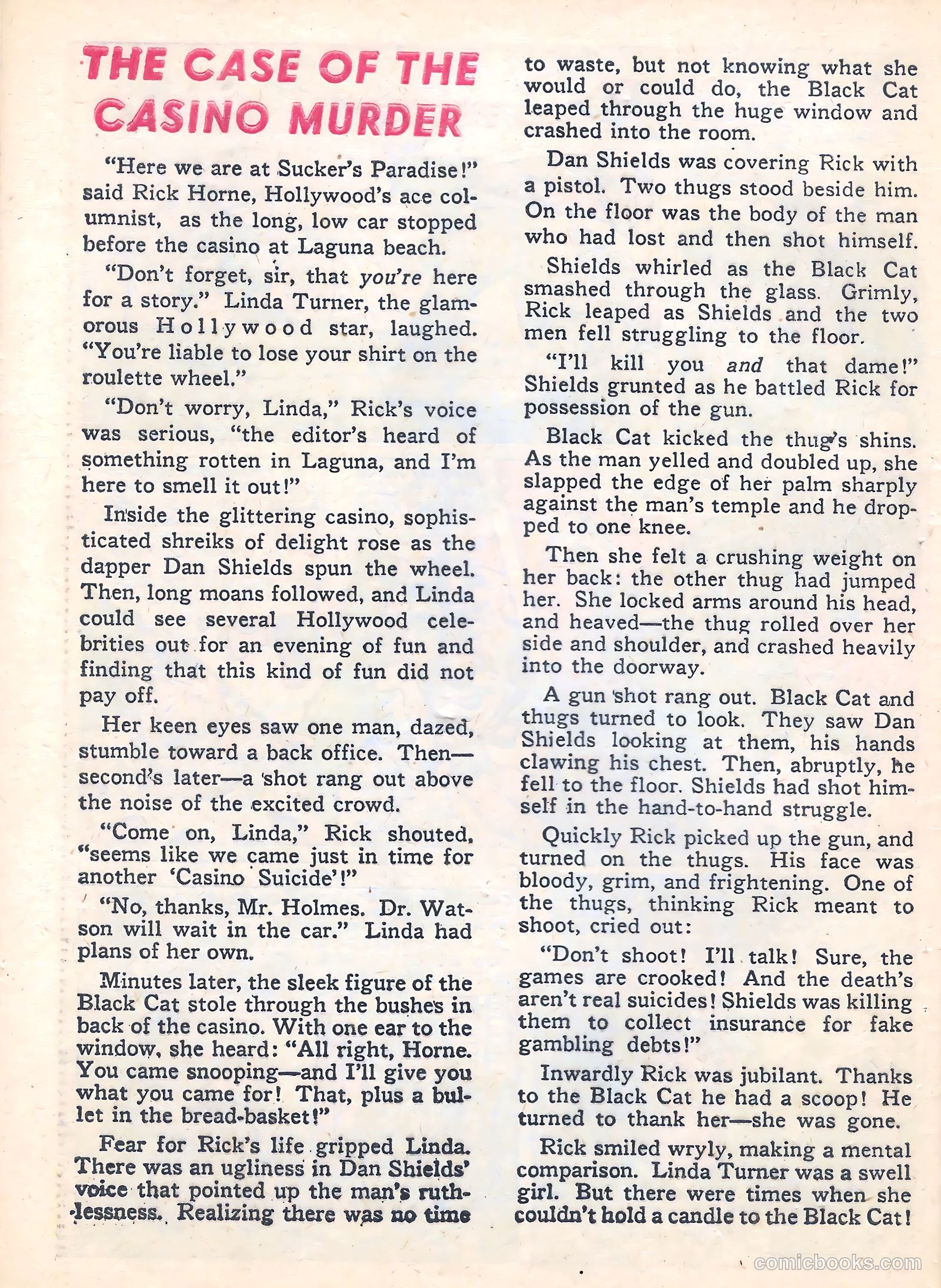 Black Cat #13 (1948) — page 46 of 53