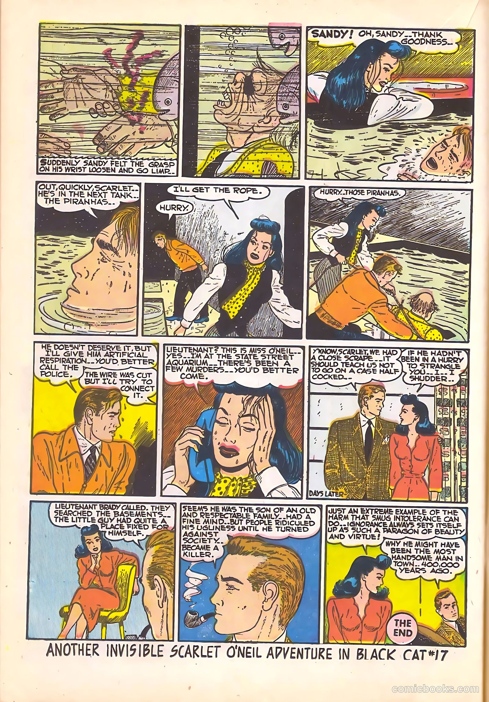 Black Cat Comics #16 (1949) — page 22 of 52