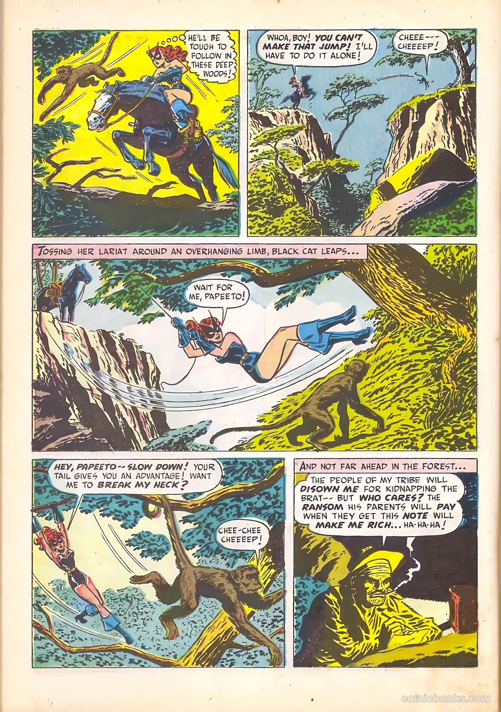 Black Cat Comics #16 (1949) — page 32 of 52
