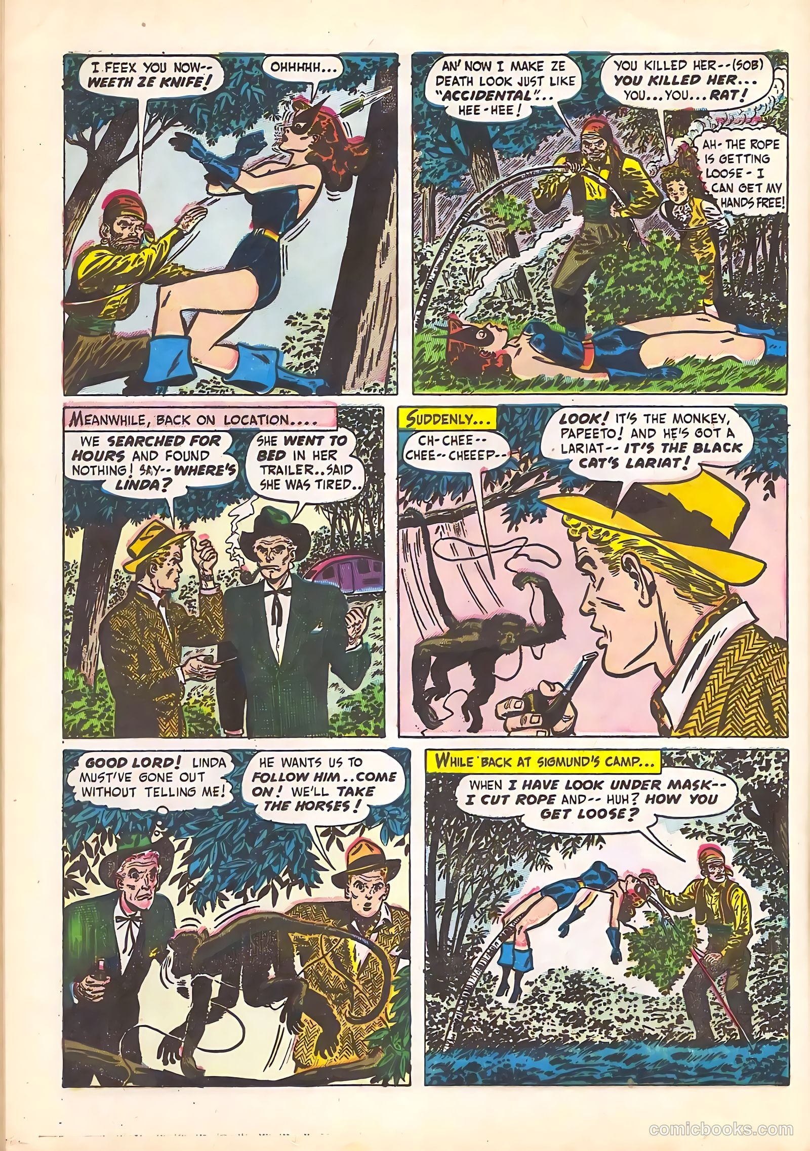 Black Cat Comics #16 (1949) — page 34 of 52