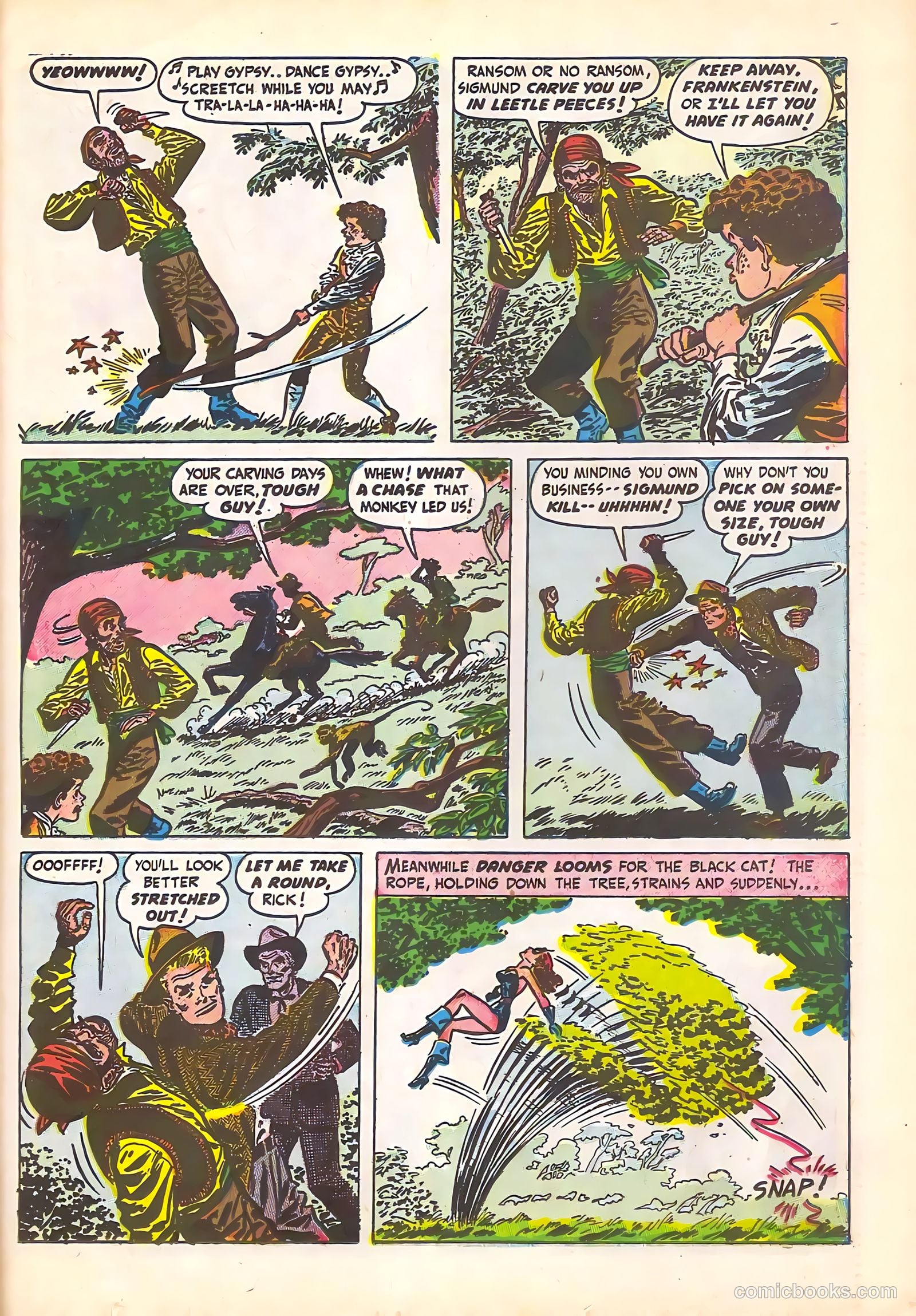 Black Cat Comics #16 (1949) — page 35 of 52