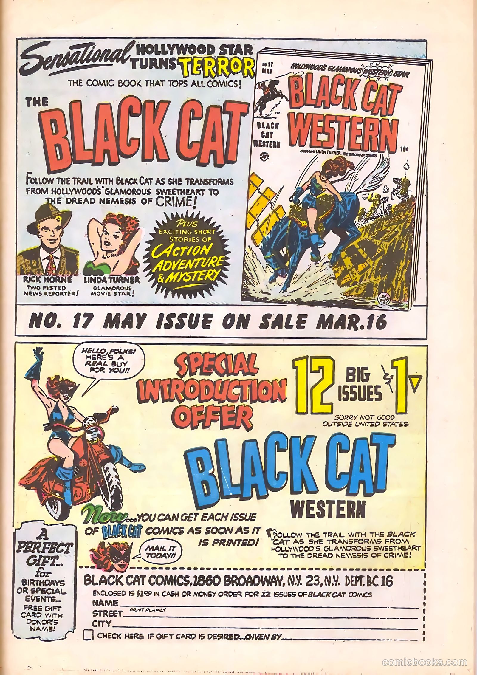 Black Cat Comics #16 (1949) — page 37 of 52