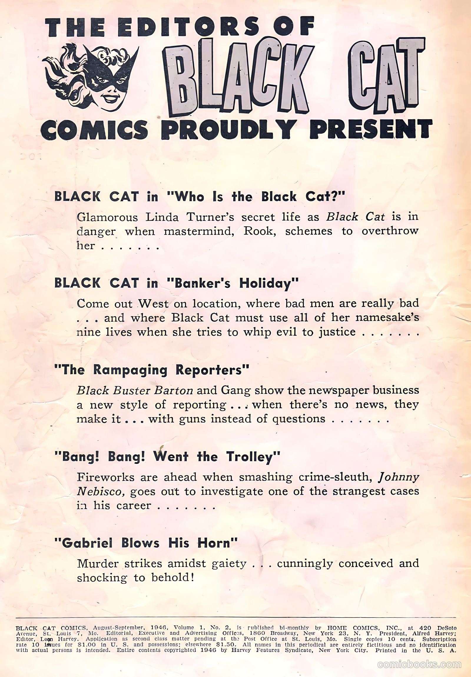 Black Cat #2 (1946) — page 2 of 52