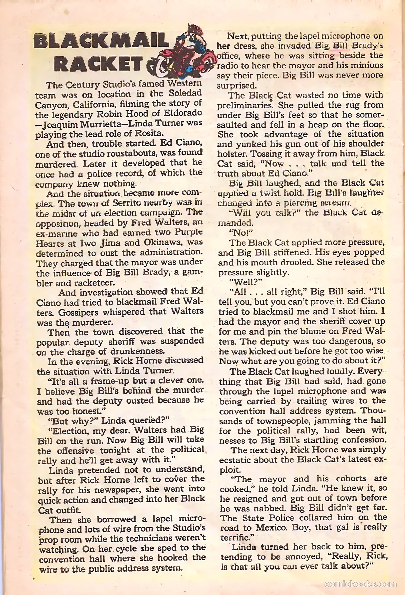 Black Cat #20 (1949) — page 32 of 36
