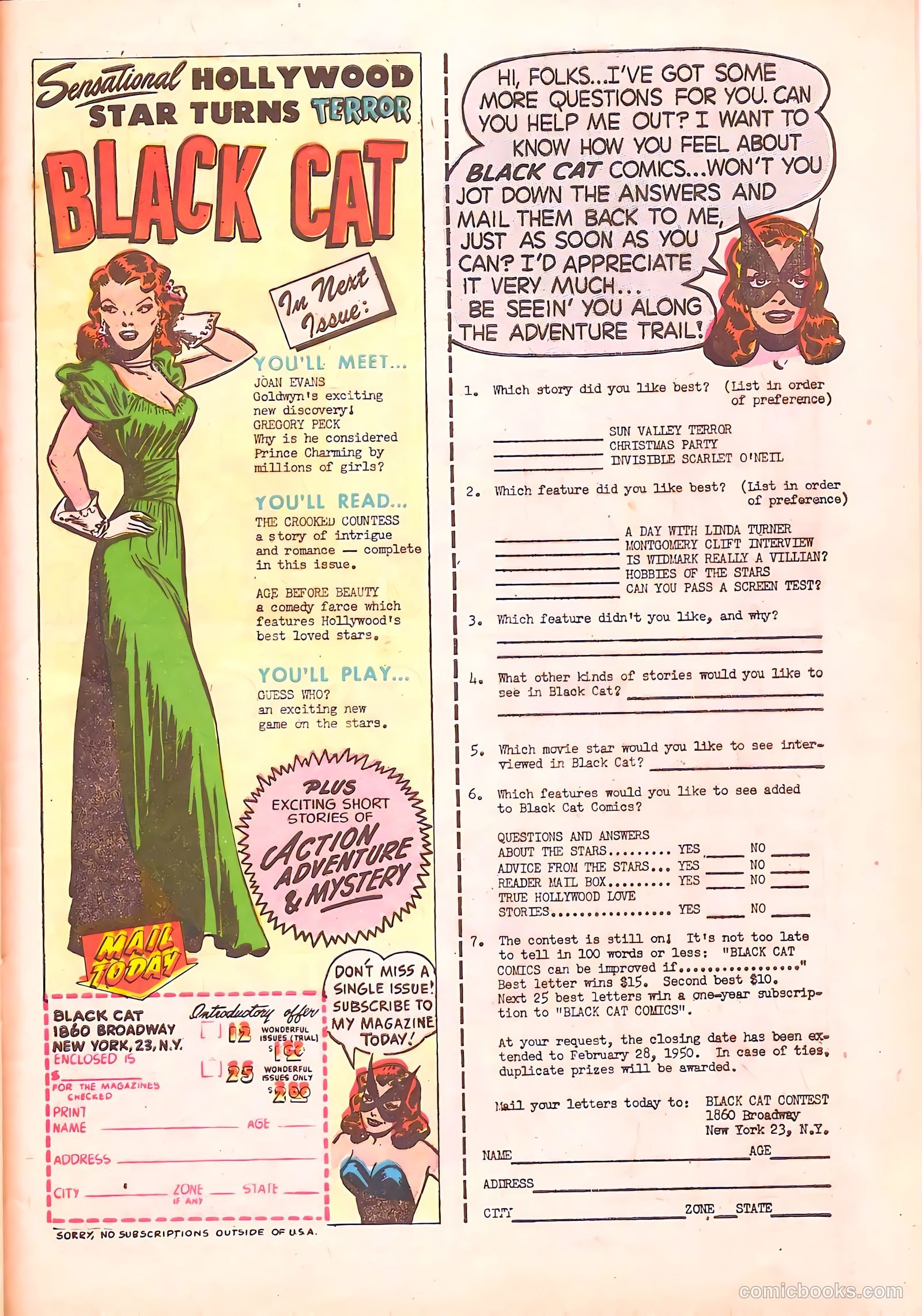 Black Cat #21 (1950) — page 29 of 36
