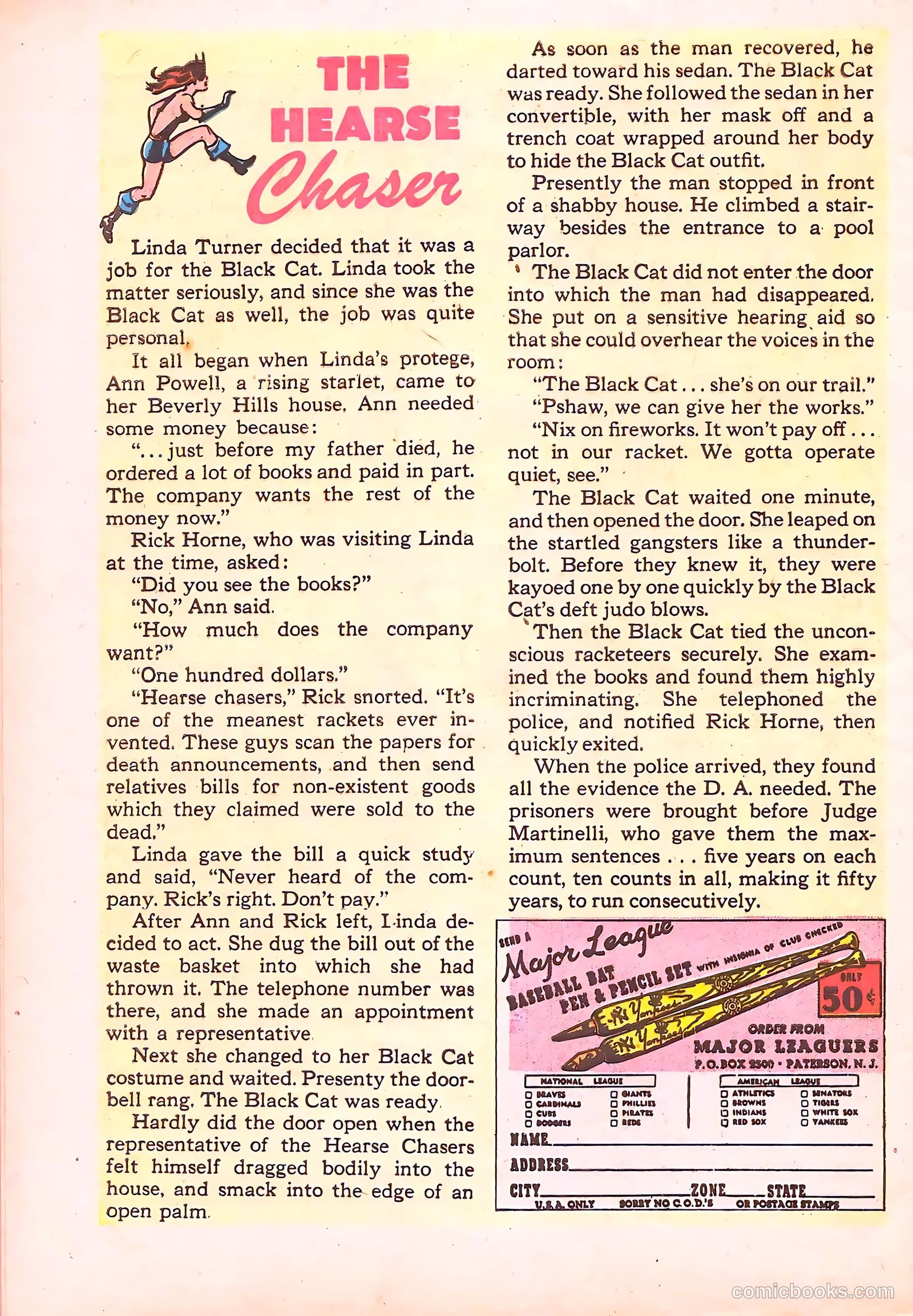 Black Cat #21 (1950) — page 32 of 36