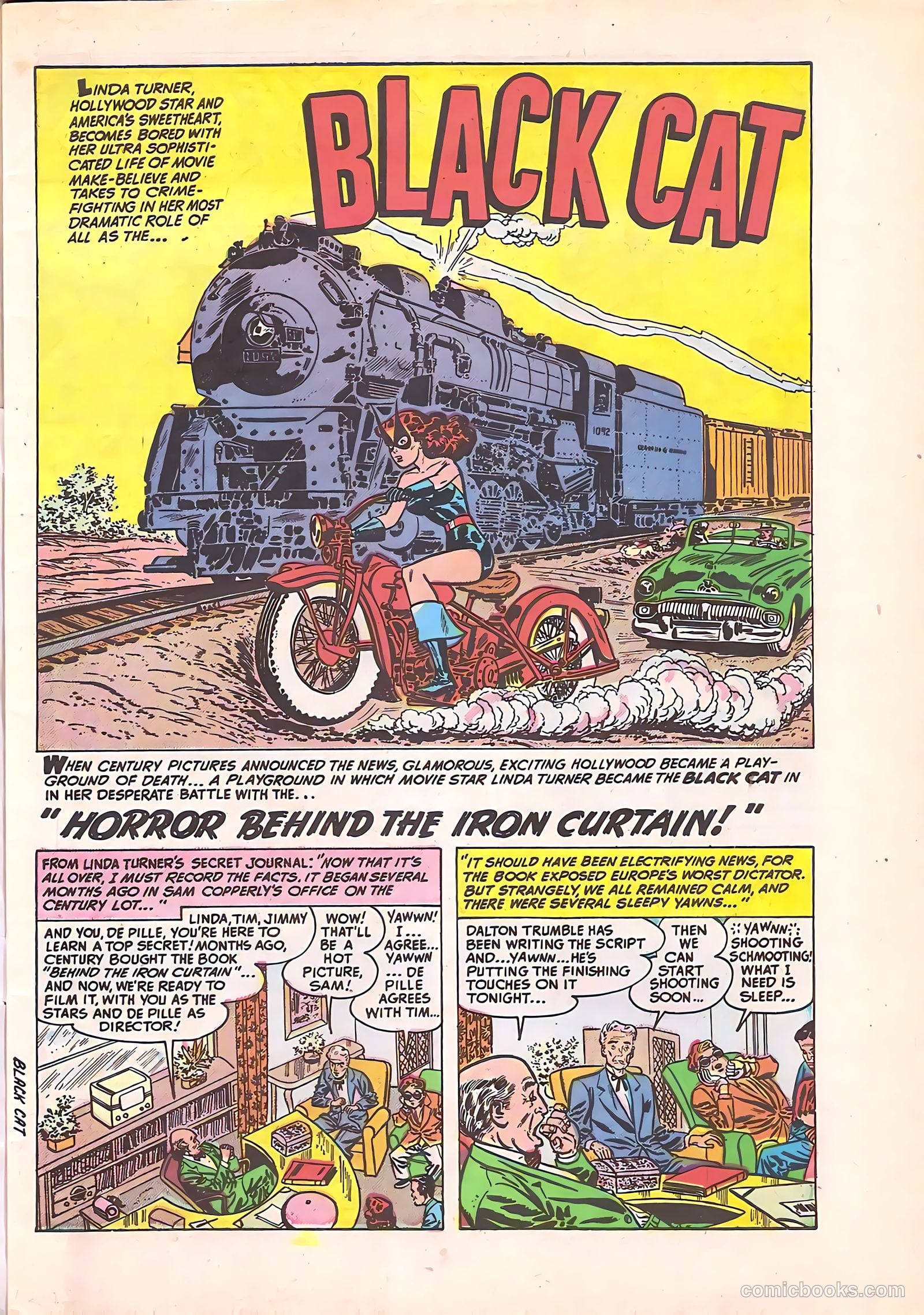 Black Cat Comics #23 (1950) — page 3 of 36