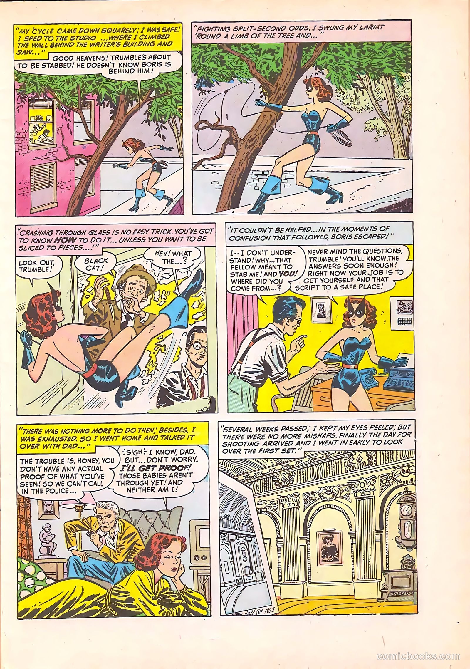 Black Cat Comics #23 (1950) — page 7 of 36